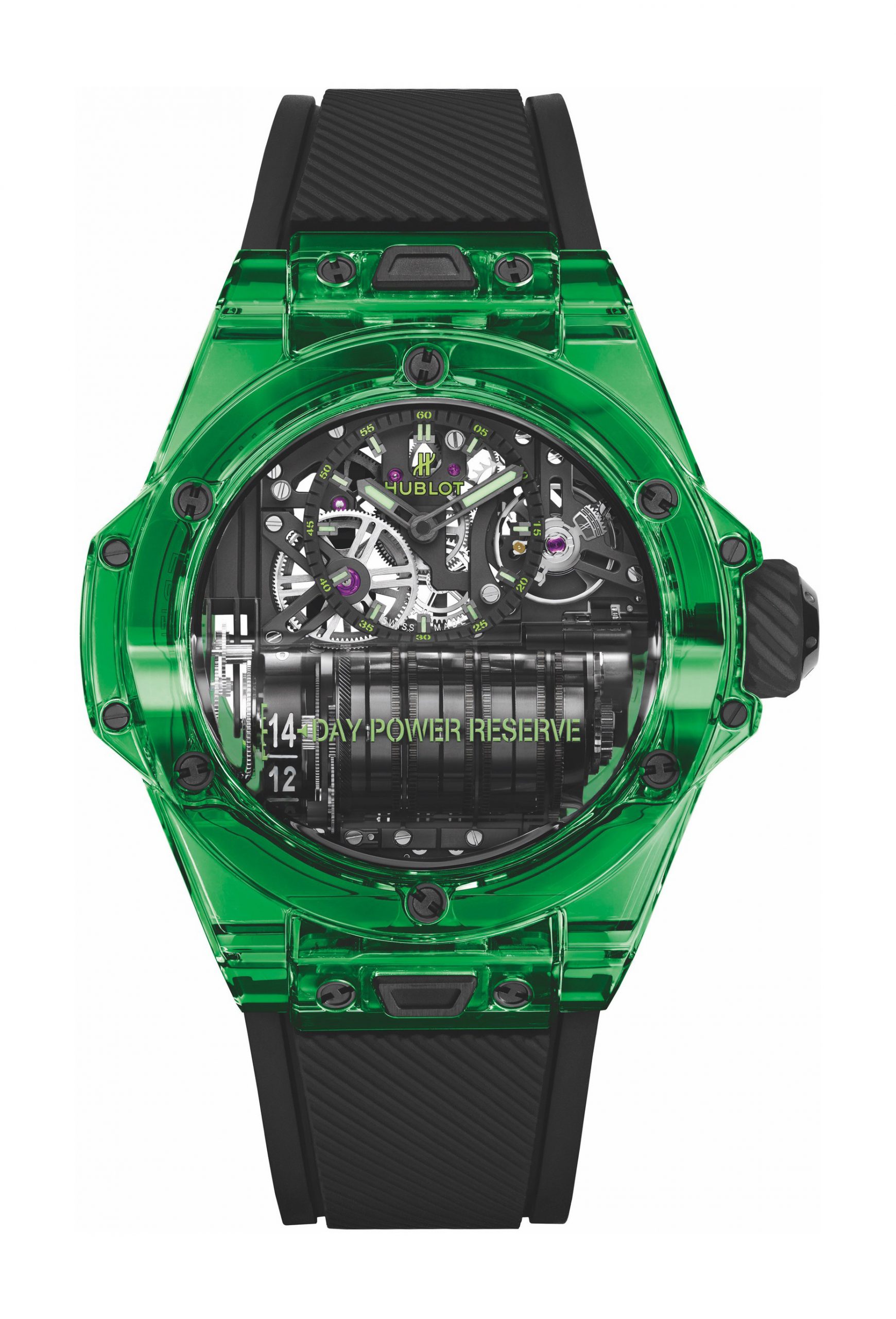 Hublot Big Bang MP-11 Power reserve 14 Days Green Saxem