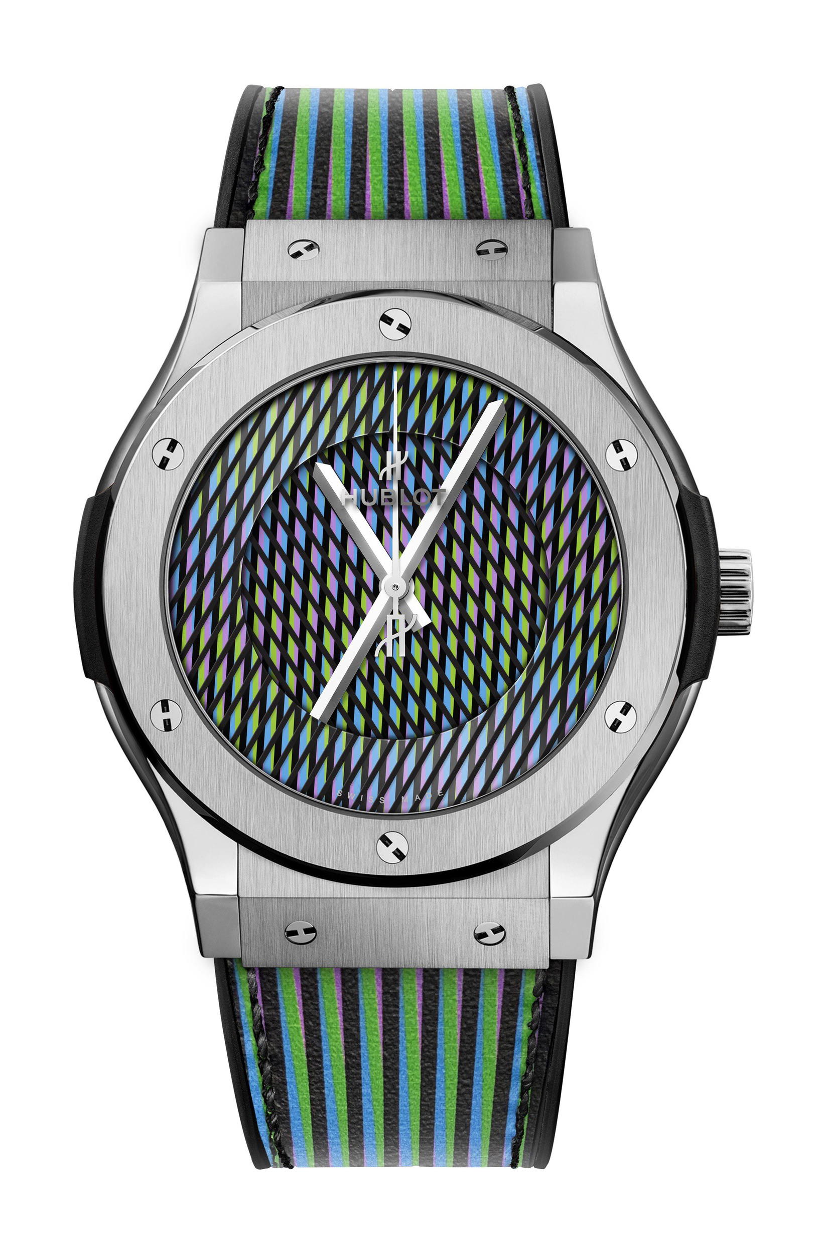 Hublot Classic Fusion Cruz Diez King Gold