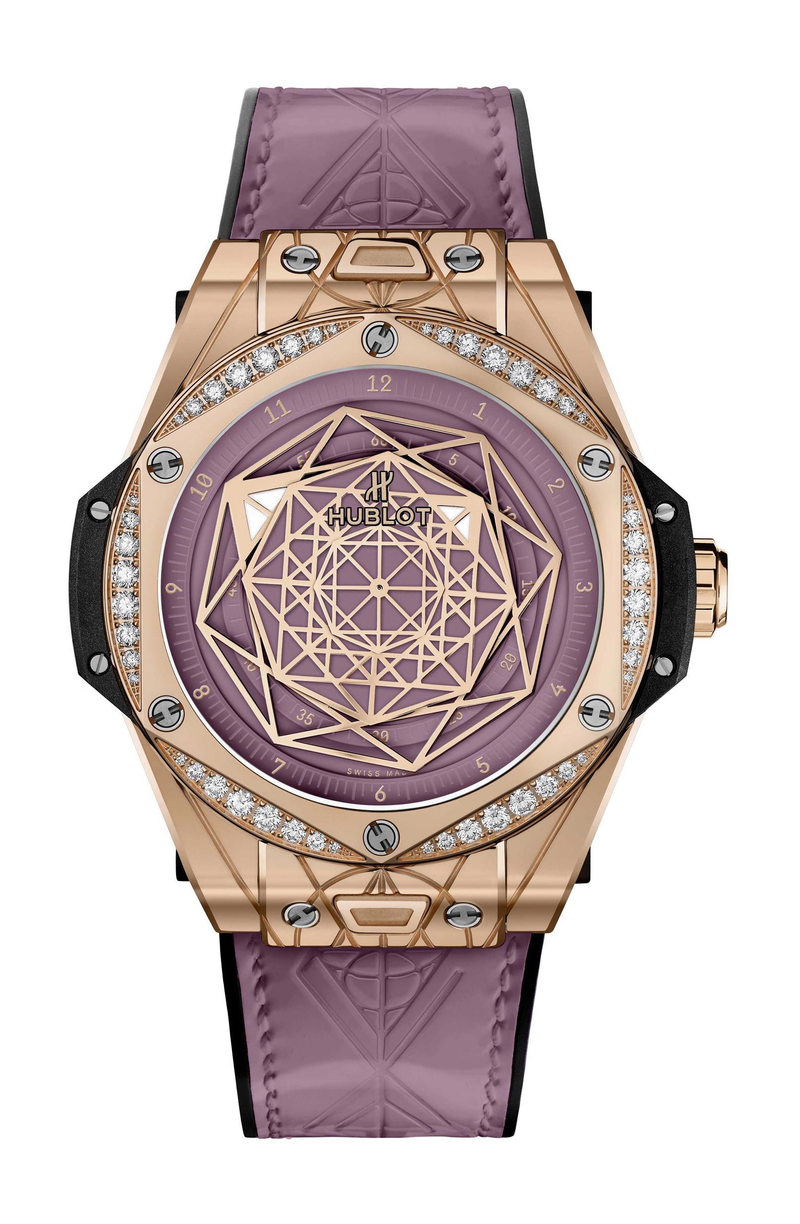 Hublot Big Bang One Click Sang Bleu King Gold Pink Diamonds