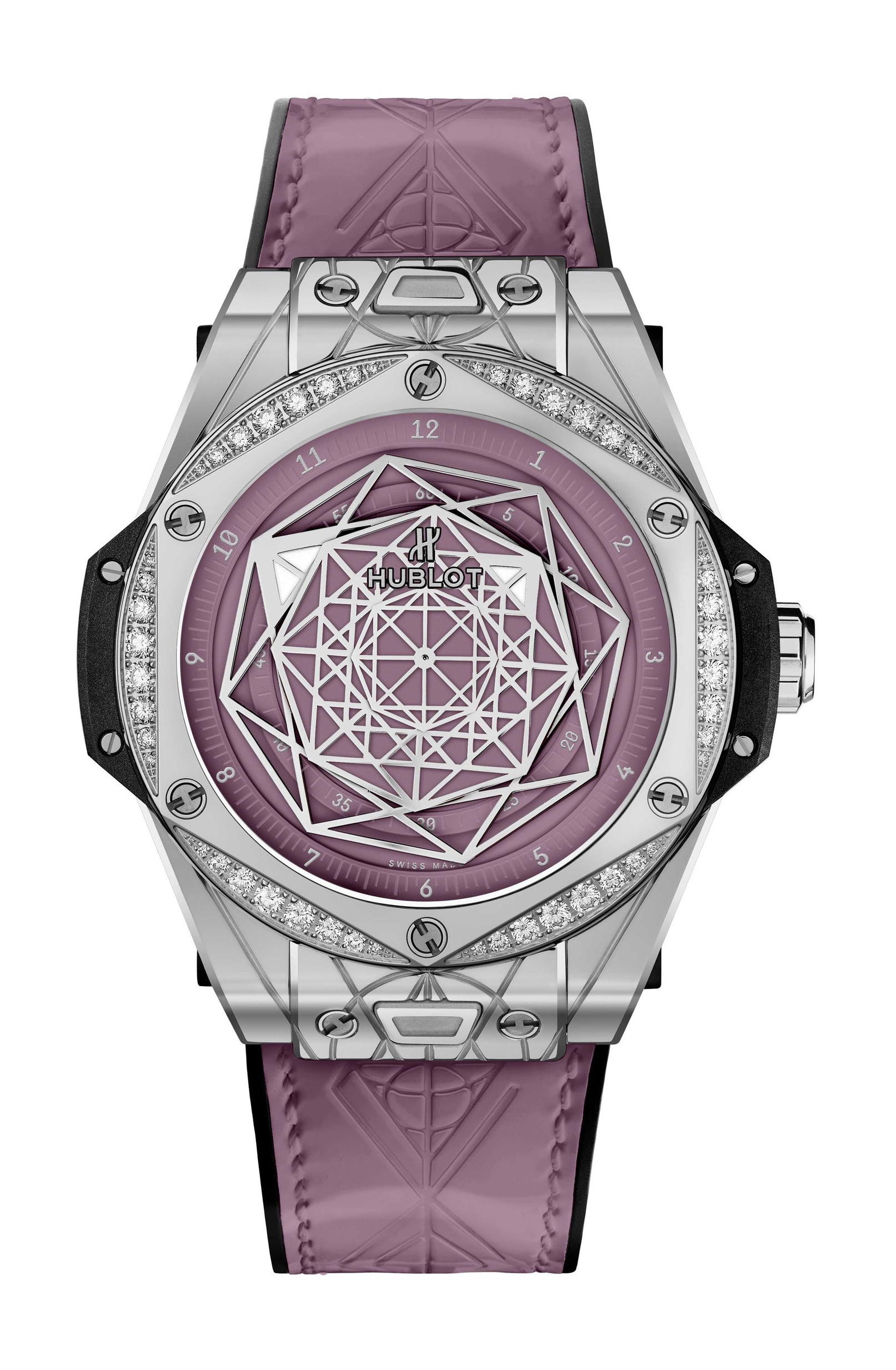 Hublot Big Bang One Click Sang Bleu Steel Pink Diamonds