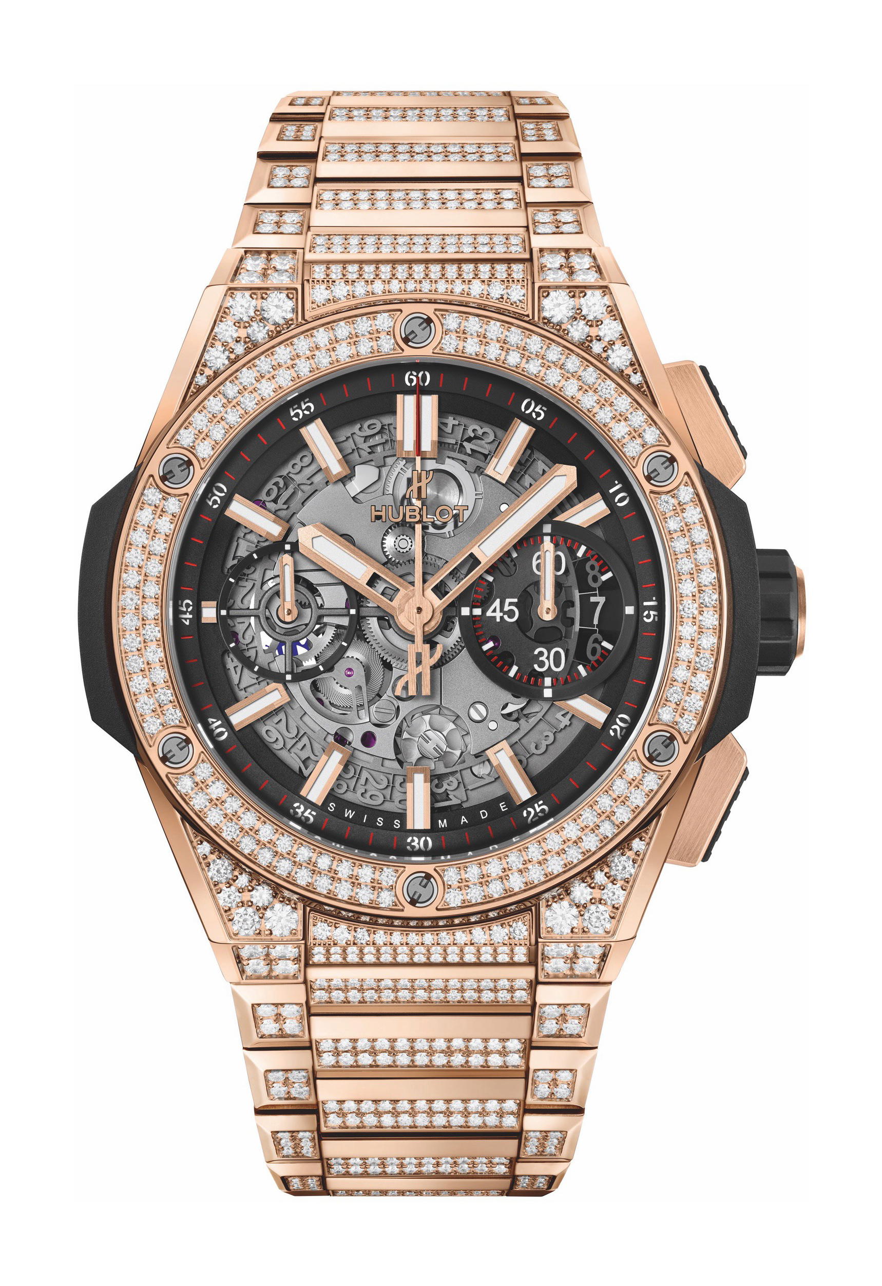 Hublot Big Bang Integral King Gold Pavé