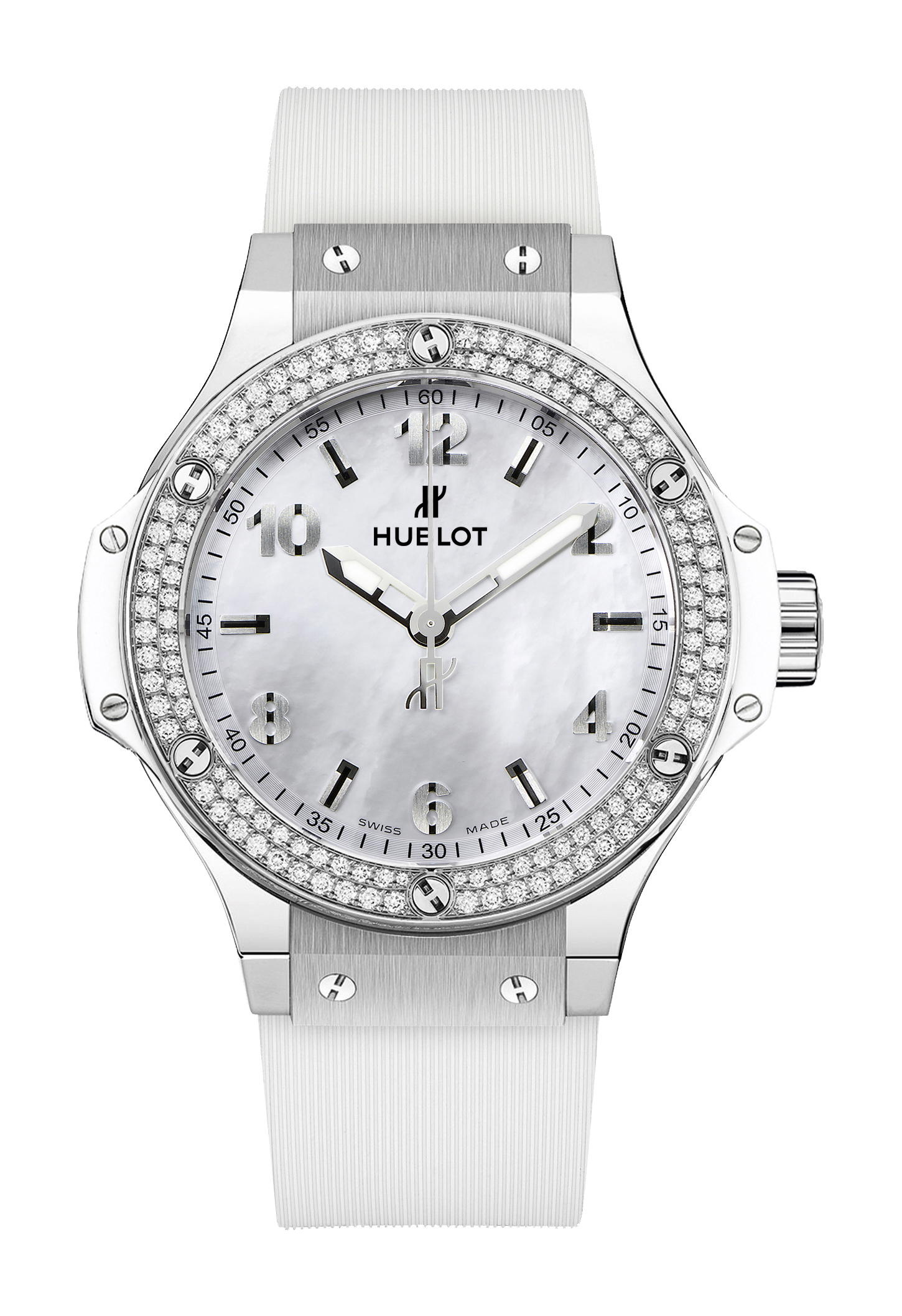 Hublot Big Bang All White Diamonds Mother of Pearl