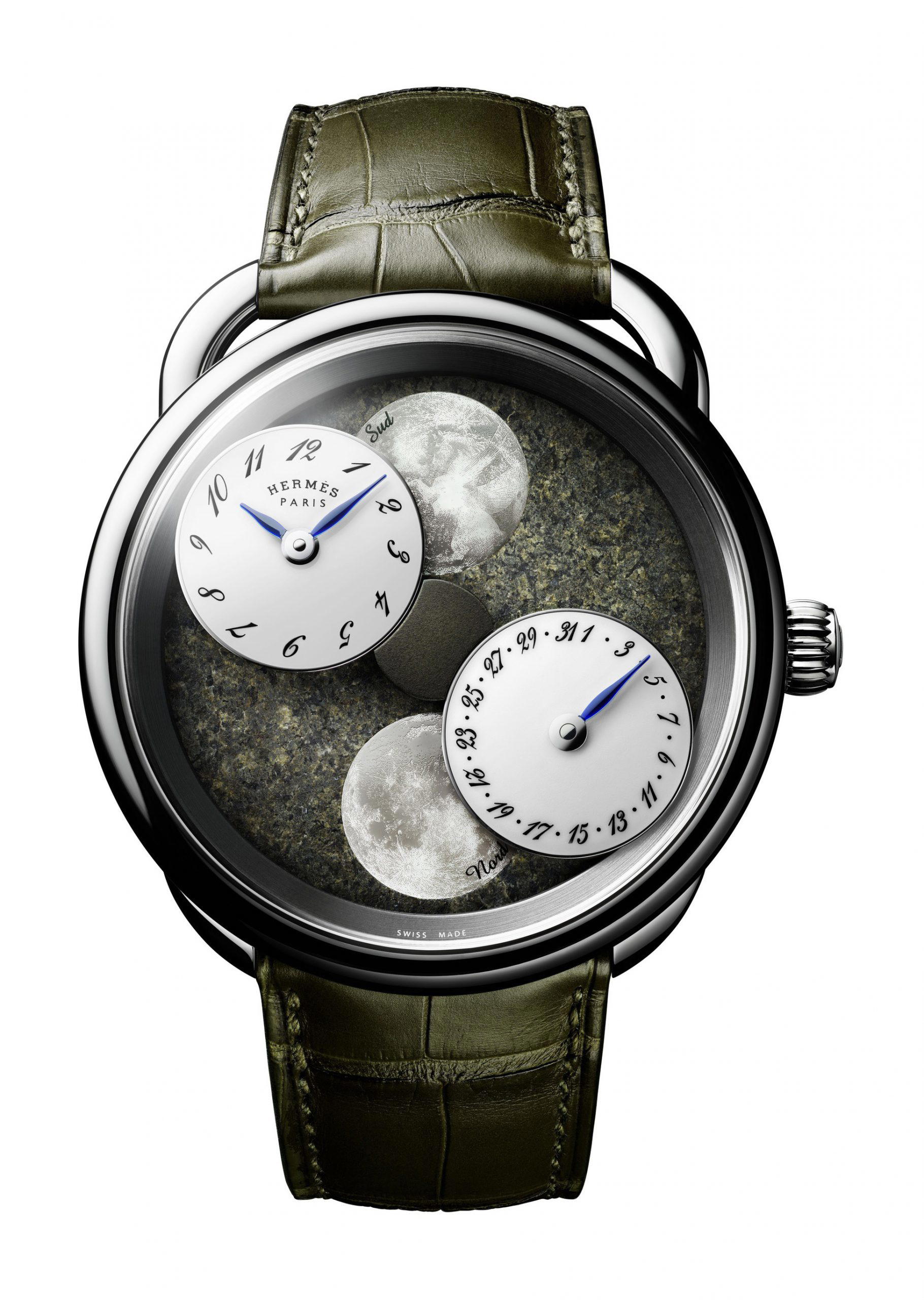 Hermès Arceau L'heure de la lune Martian meteorite