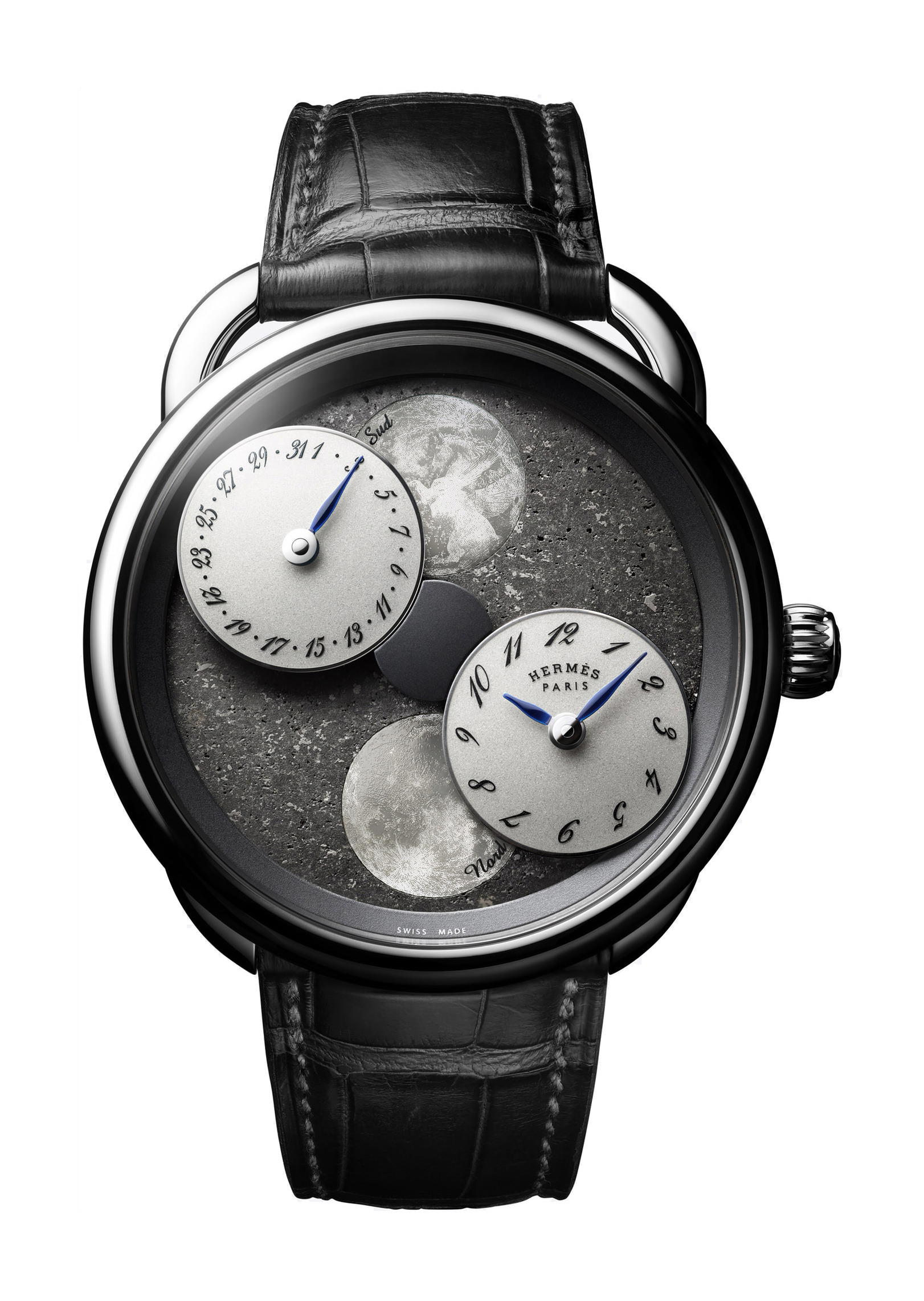 Hermès Arceau L'heure de la lune Black Sahara
