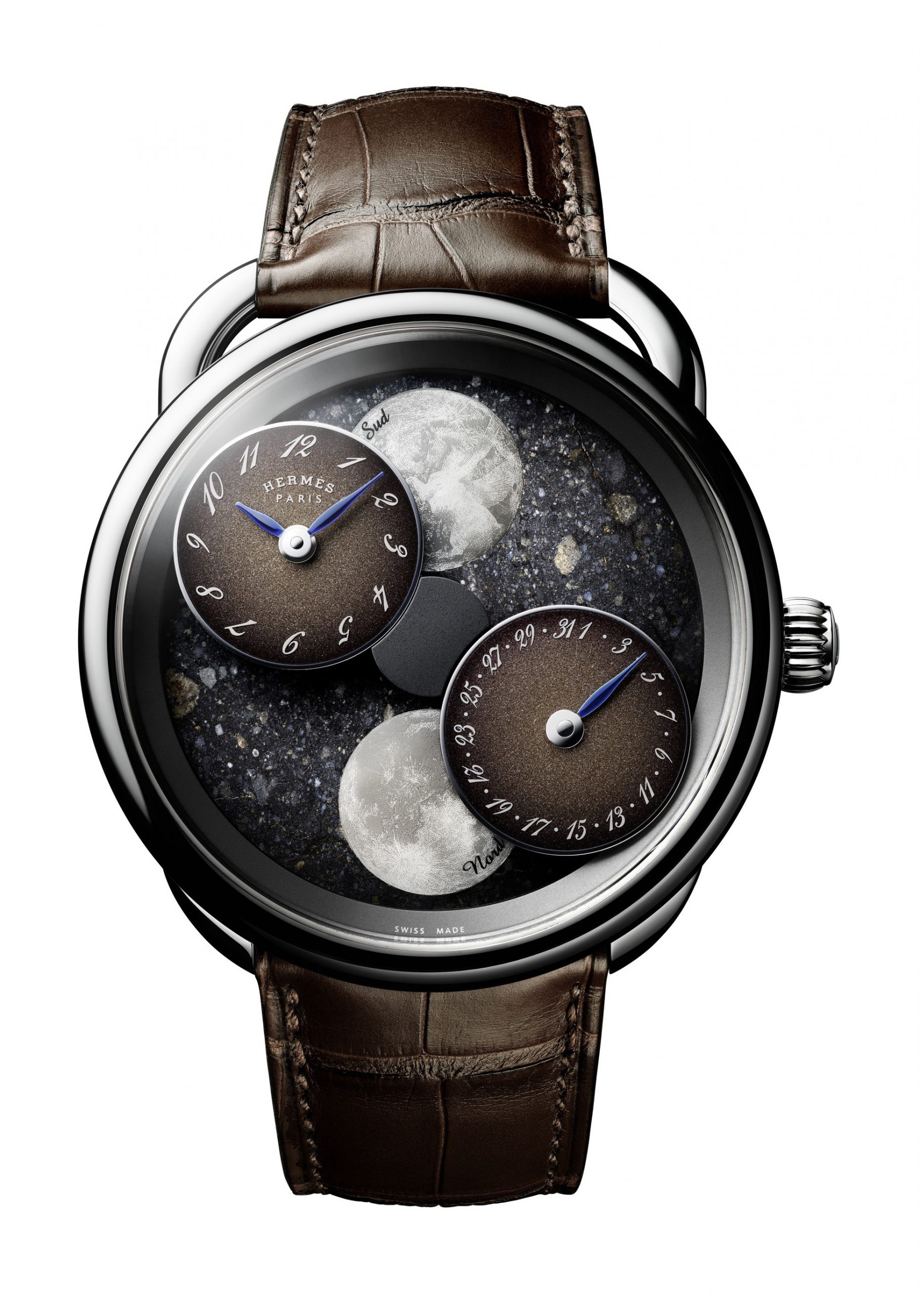 Hermès Arceau L'heure de la lune Lunar meteorite
