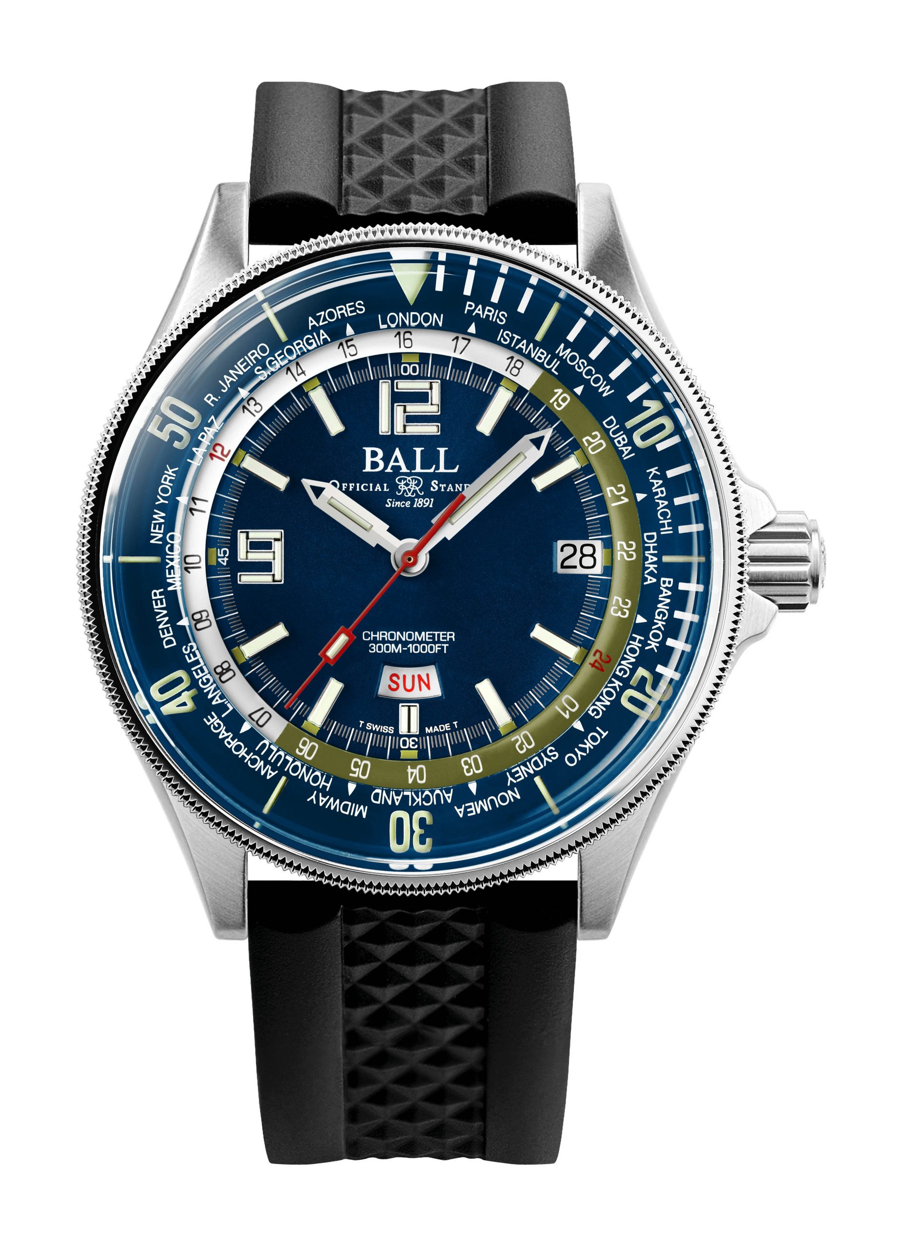 BALL Engineer Master II Diver Worldtime