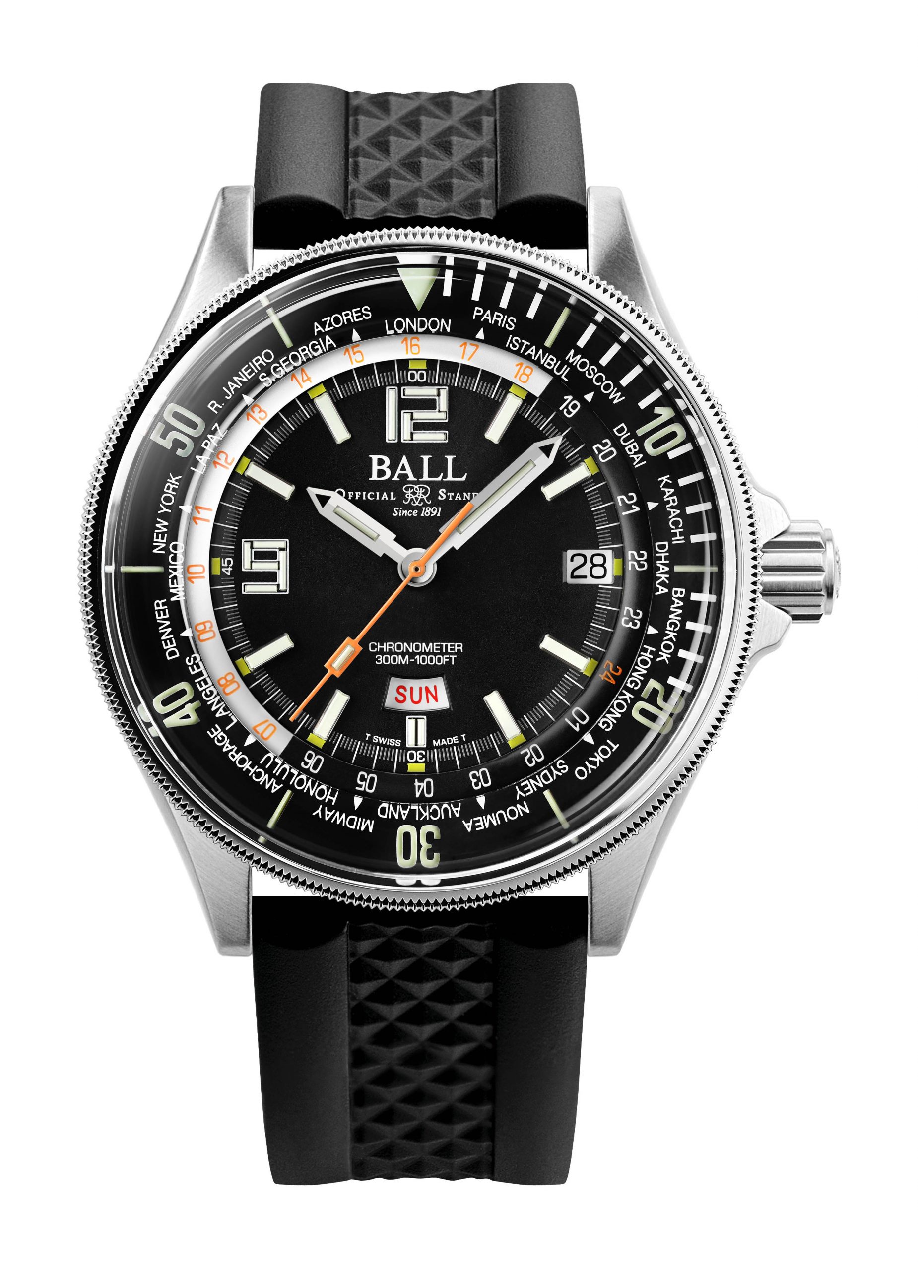 BALL Engineer Master II Diver Worldtime