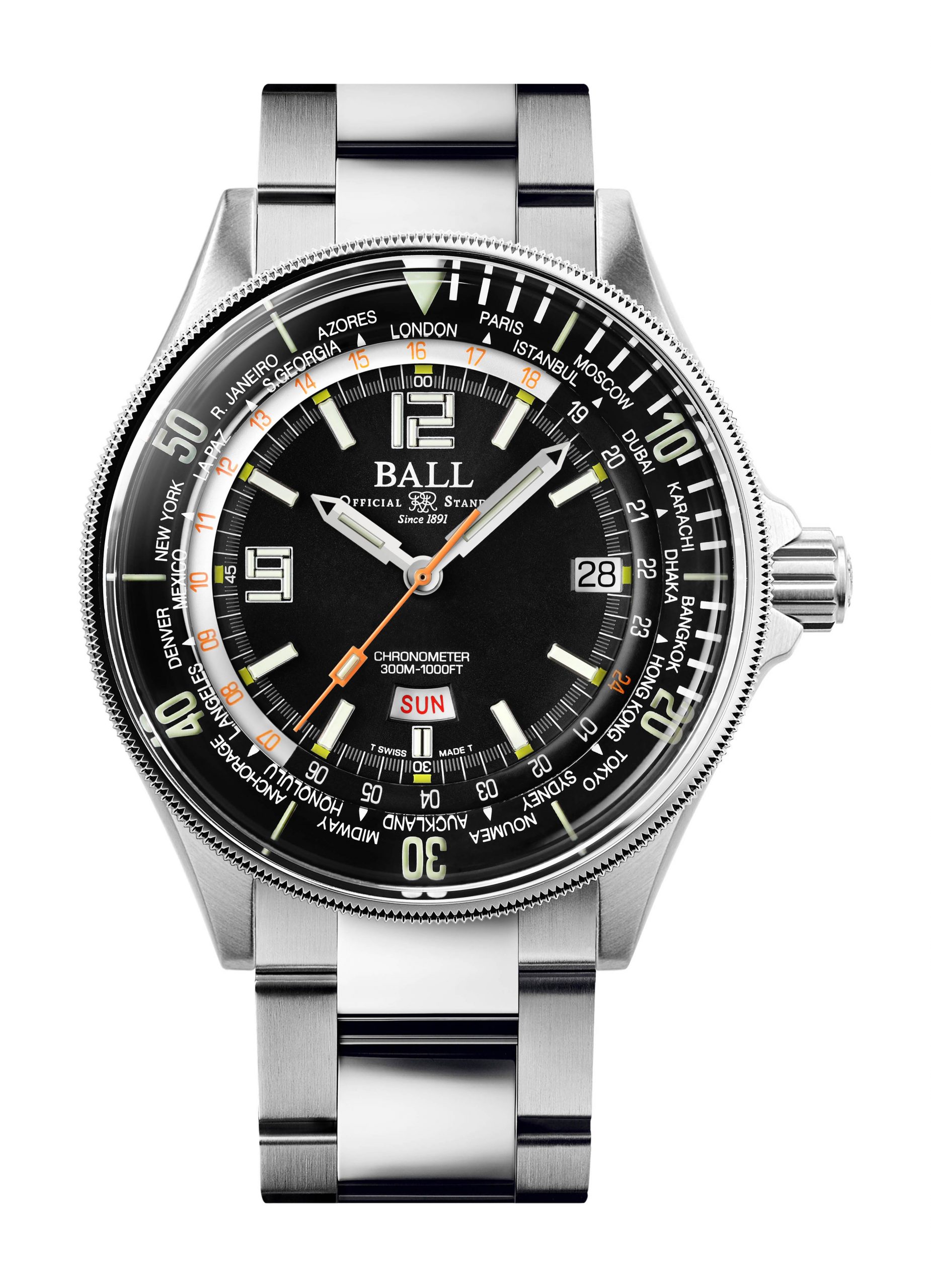 BALL Engineer Master II Diver Worldtime