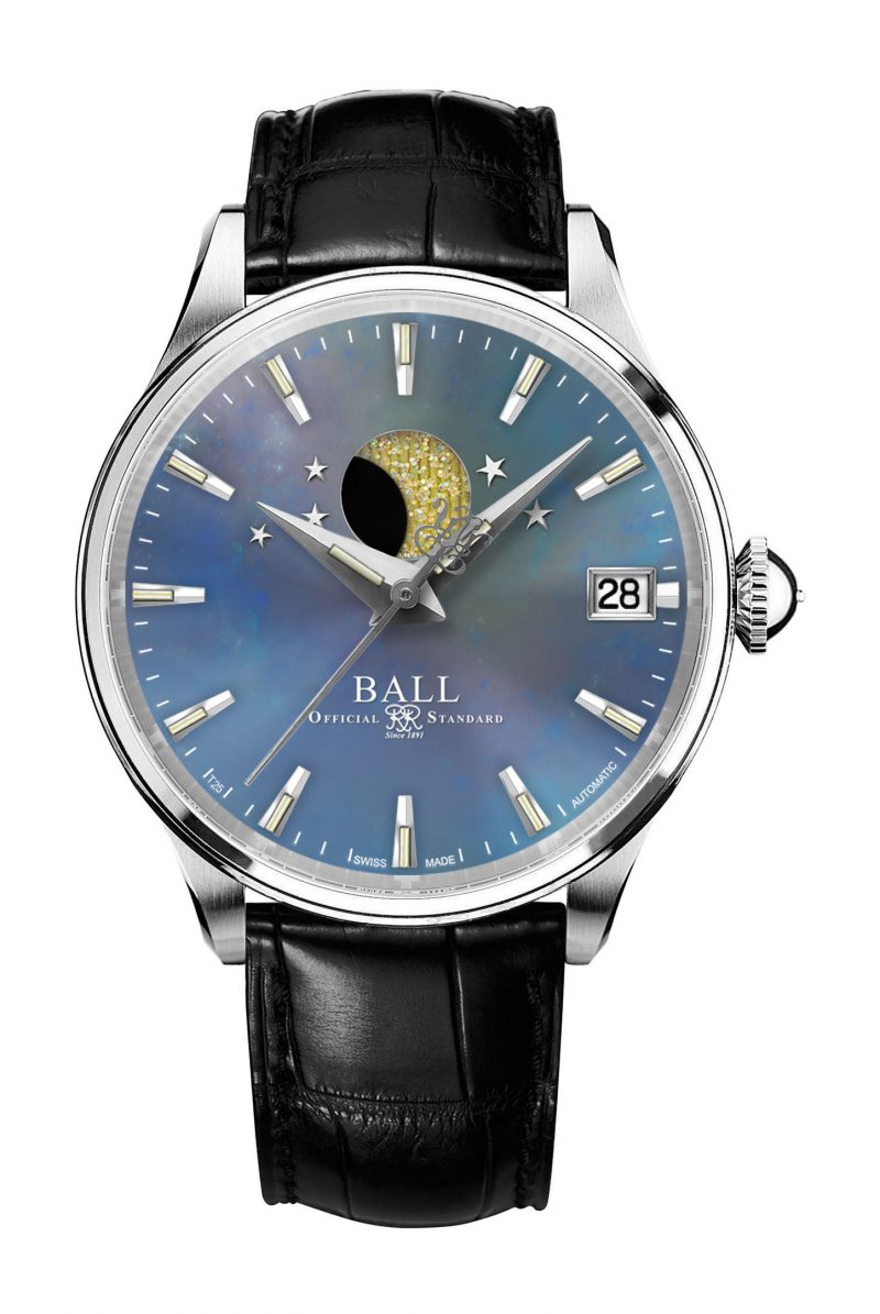 Ball Watch Trainmaster Moon Phase Ladies The Watch Pages