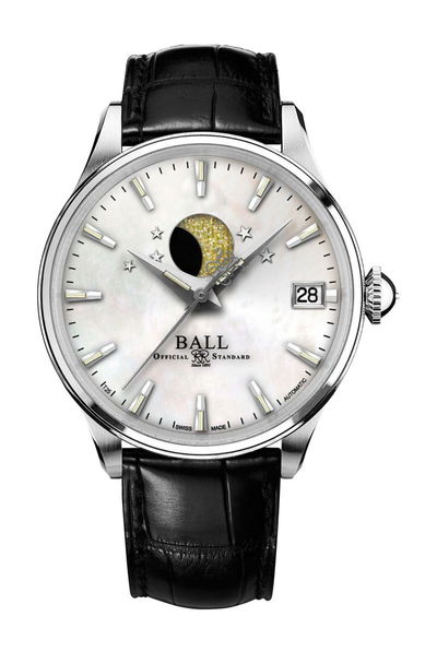 BALL Trainmaster Moon Phase Ladies