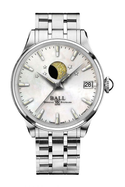 BALL Trainmaster Moon Phase Ladies