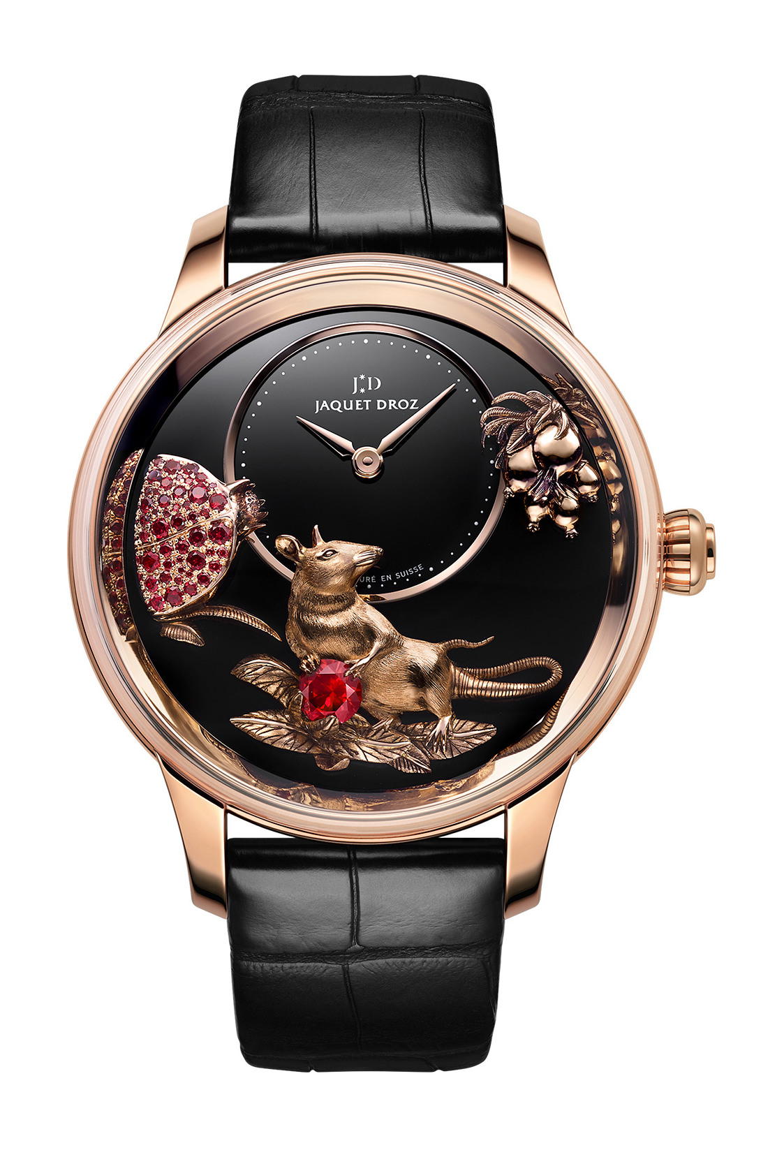 Jaquet Droz Petite Heure Minute Relief Rat
