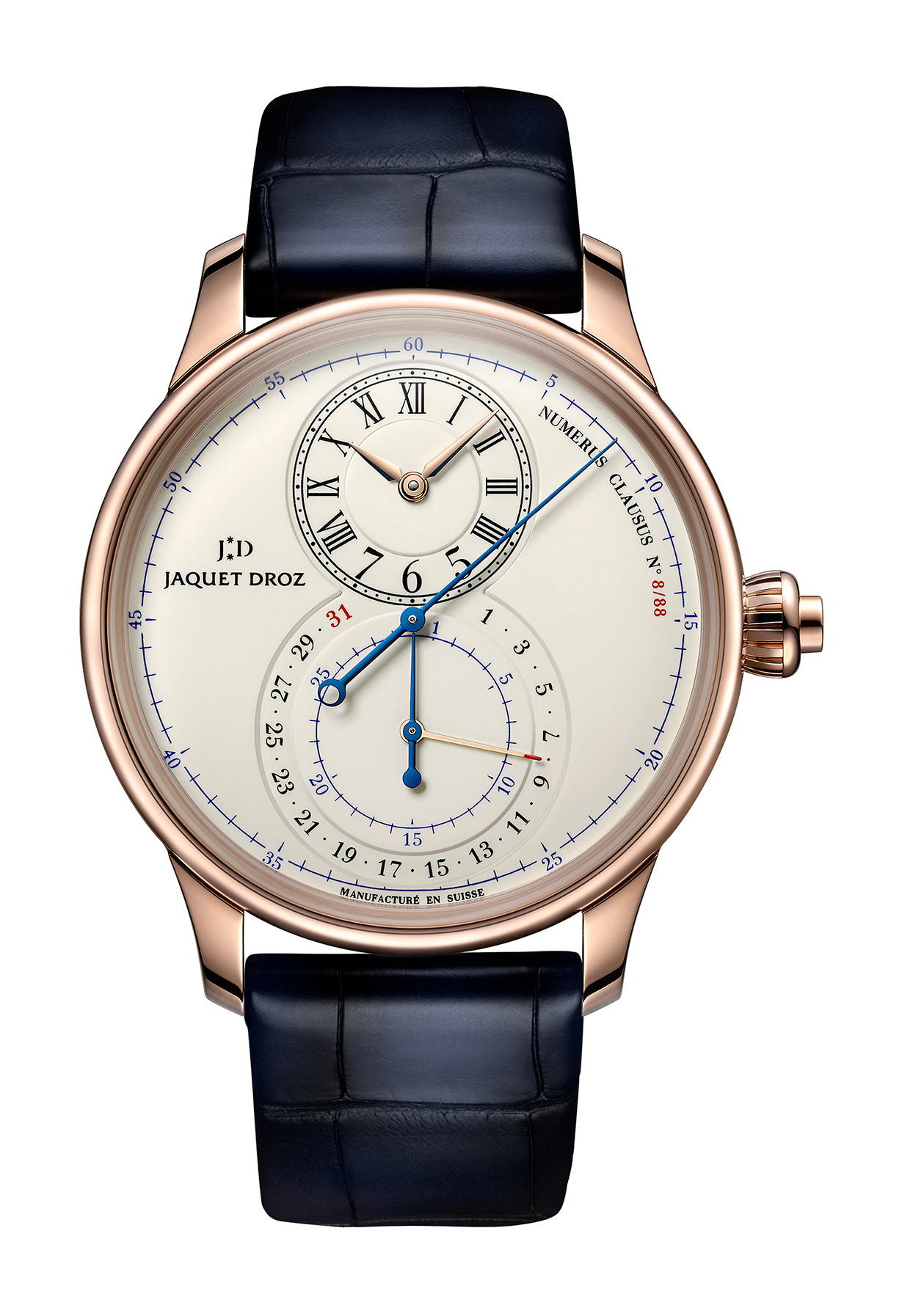 Jaquet Droz Grande Seconde Chronograph Ivory Enamel