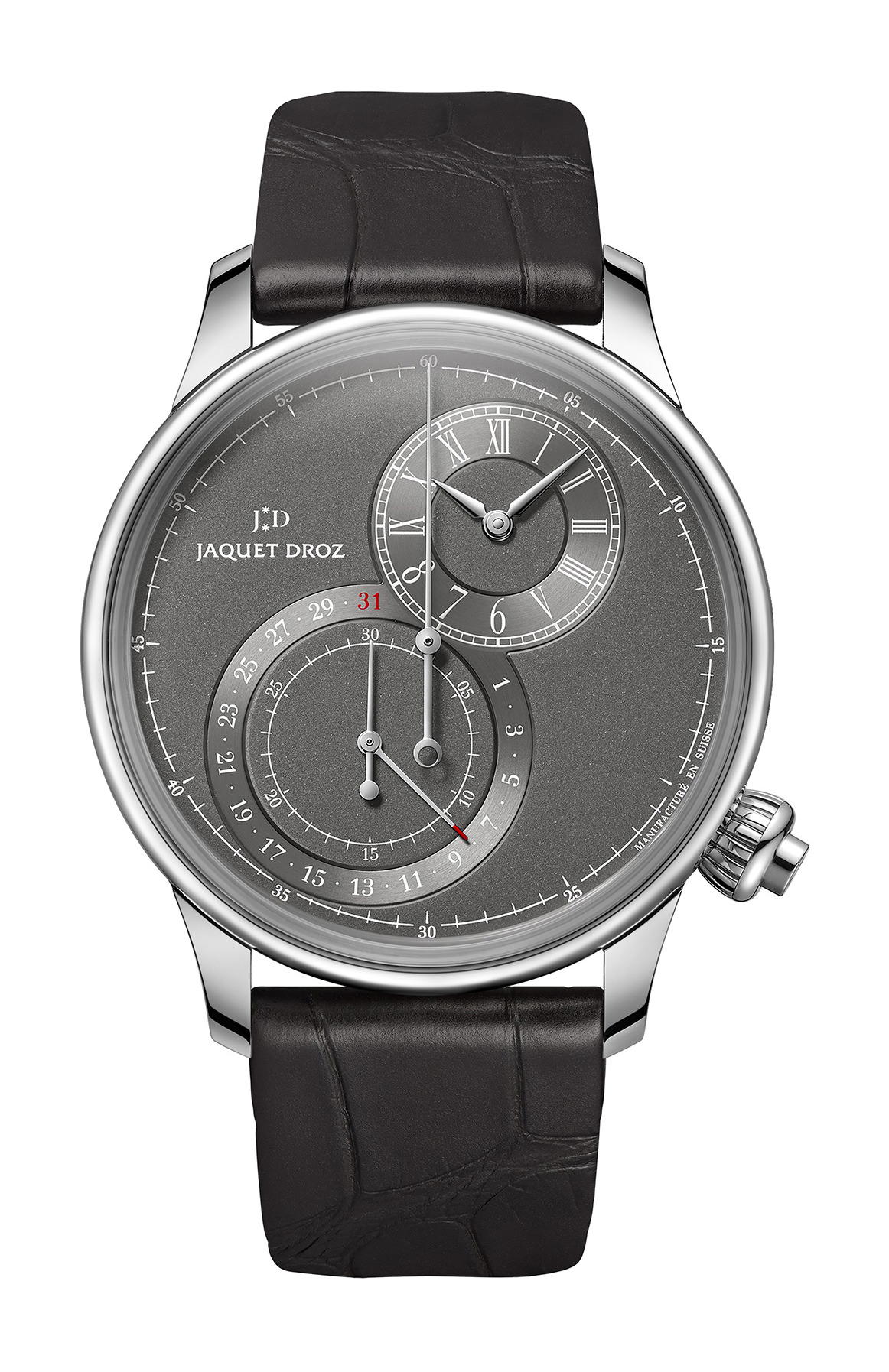 Jaquet Droz Grande Seconde Off-centered Chronograph Gray