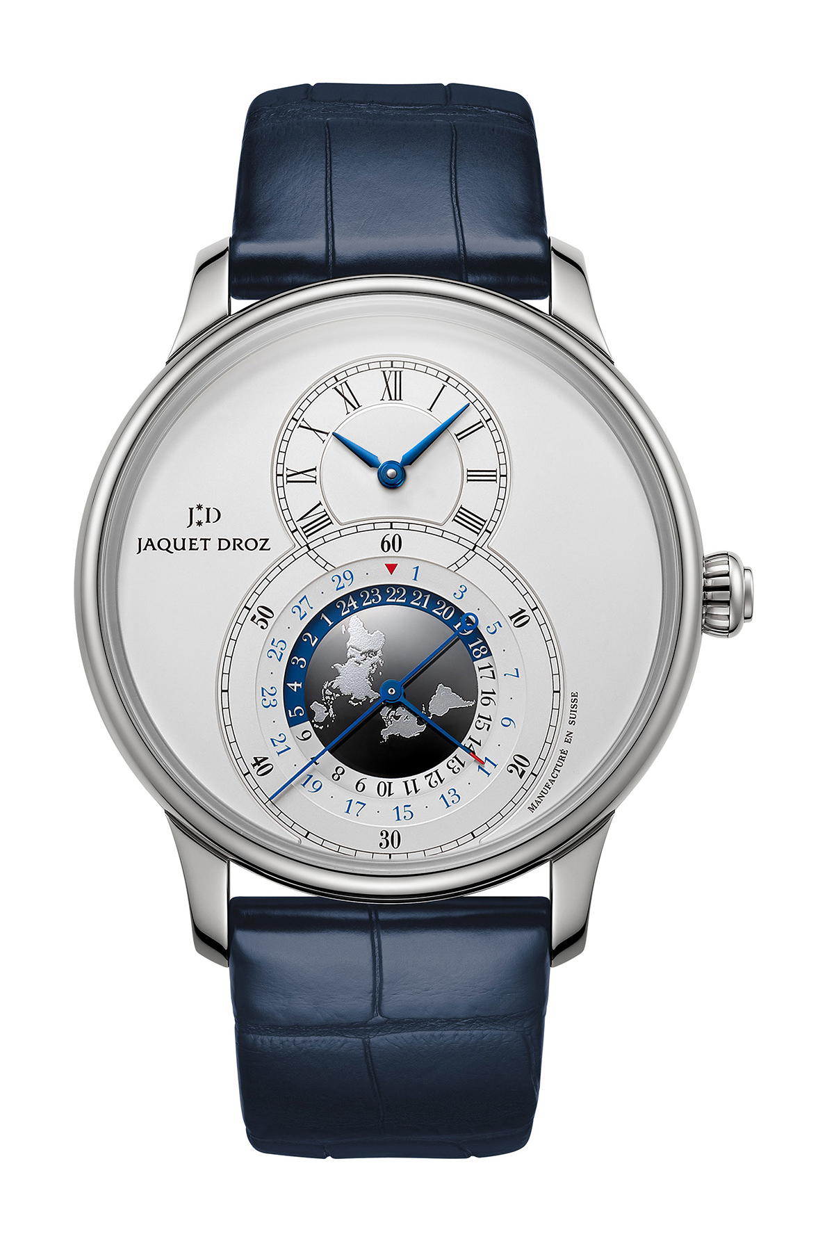Jaquet Droz Grande Seconde Dual Time Silver