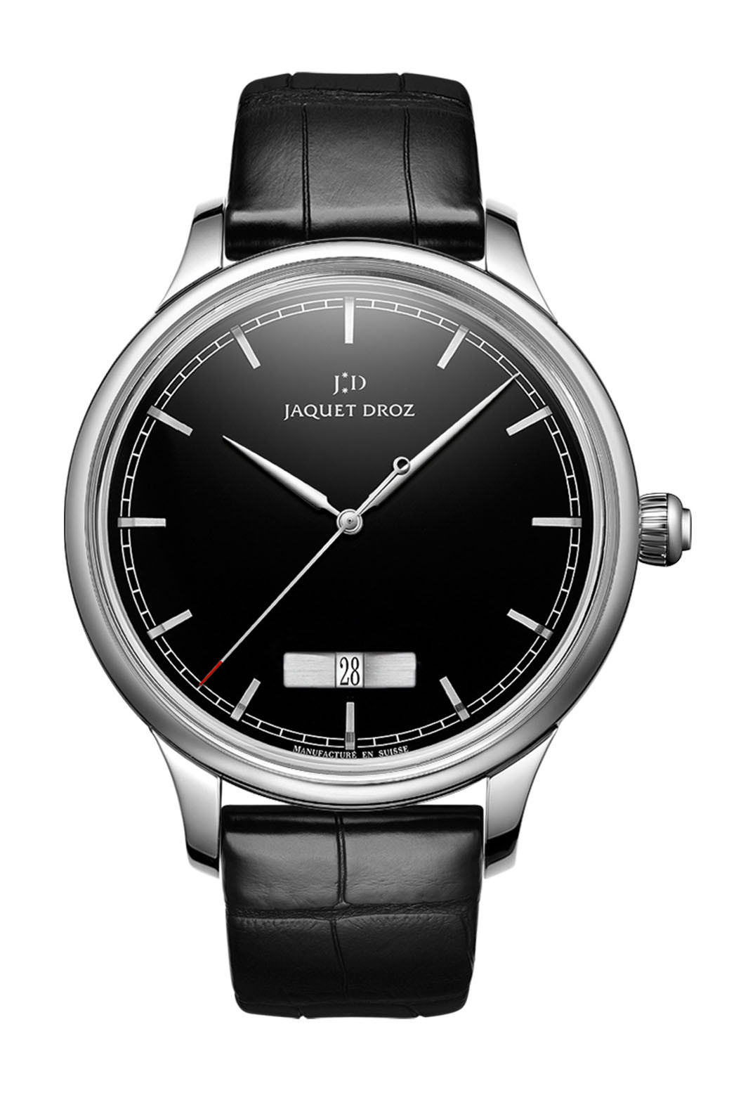 Jaquet Droz Grande Heure Minute Quantieme Onyx