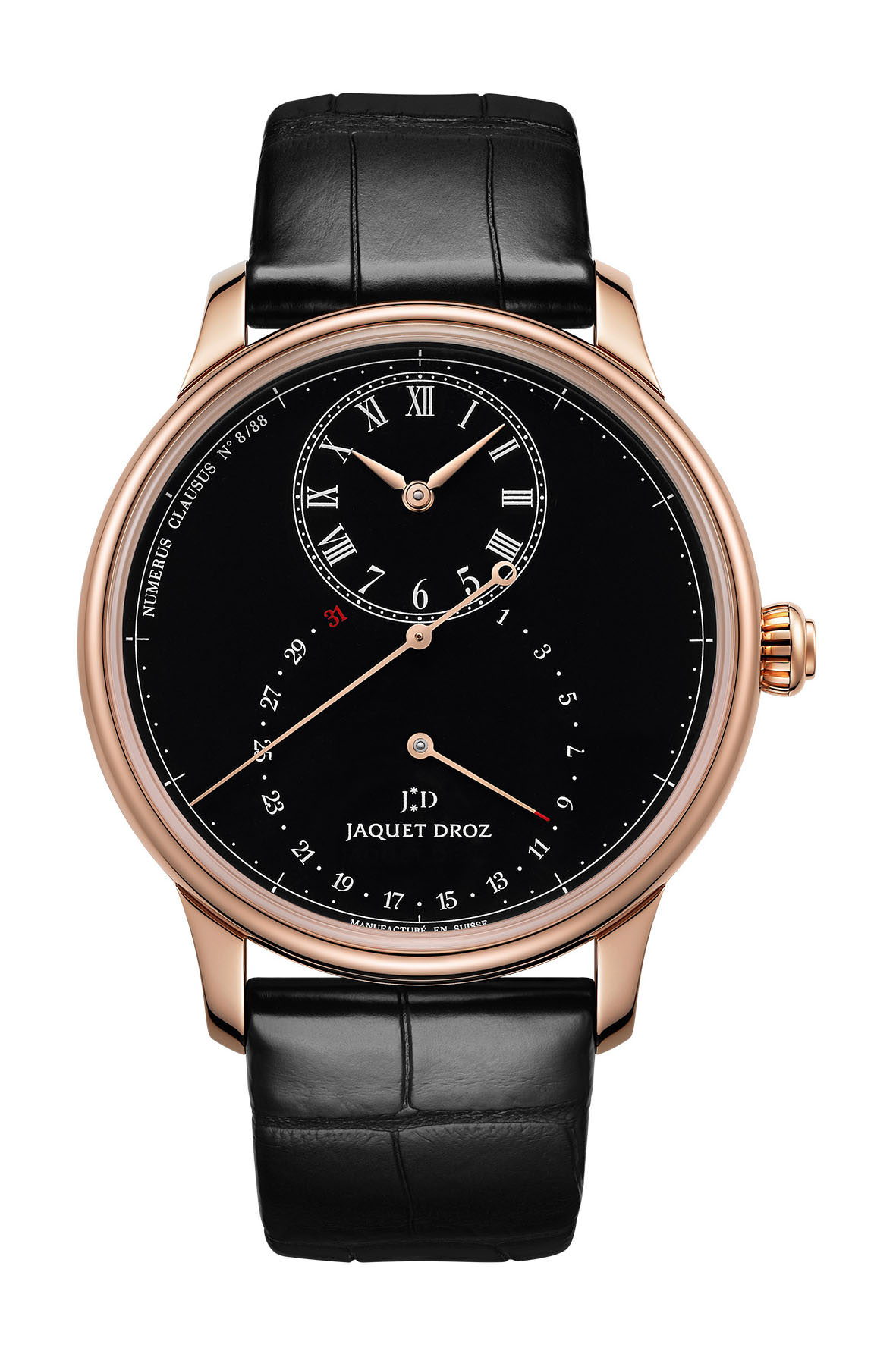 Jaquet Droz Grande Seconde Deadbeat Black Enamel