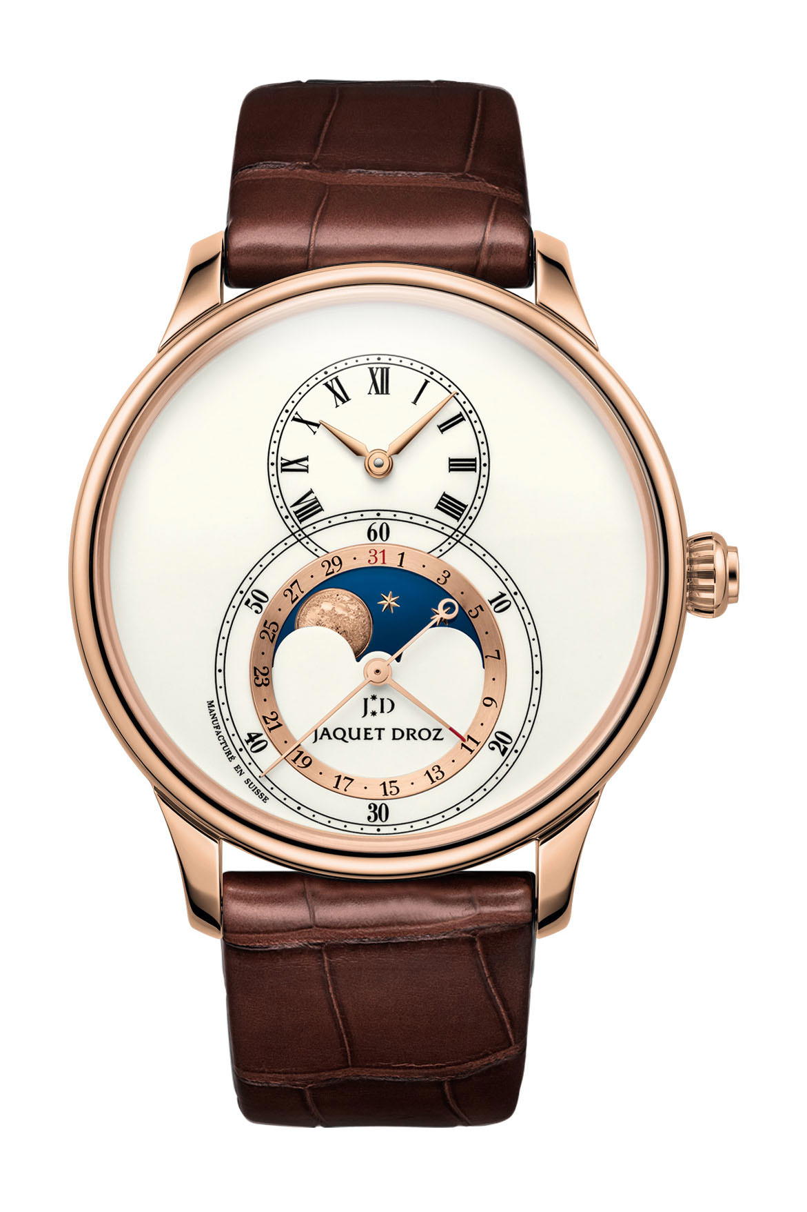 Jaquet Droz Grande Seconde Moon Ivory Enamel