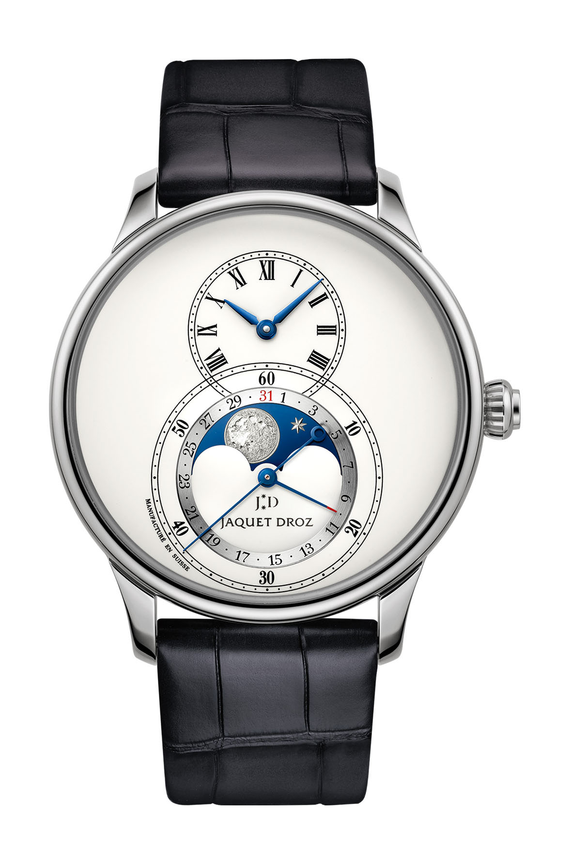 Jaquet Droz Grande Seconde Moon Ivory Enamel