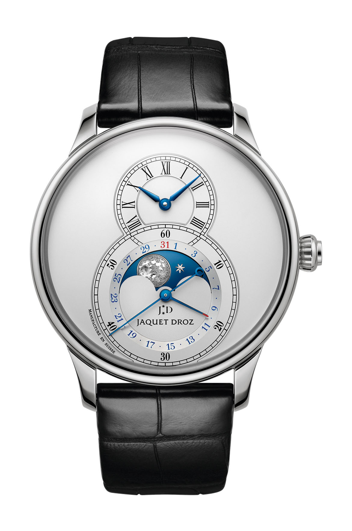 Jaquet Droz Grande Seconde Moon Silver