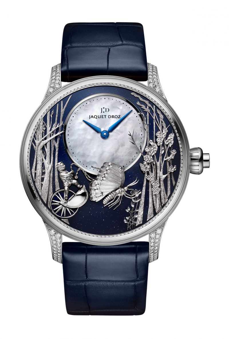 Jaquet Droz Grande Seconde Quantième Satin-Brushed Blue