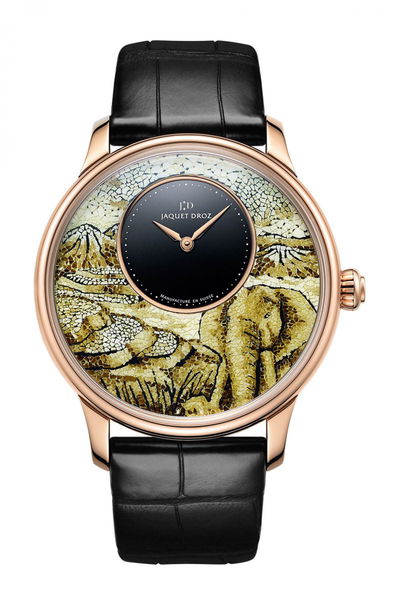 Jaquet Droz Petite Heure Minute Elephant Mosaic