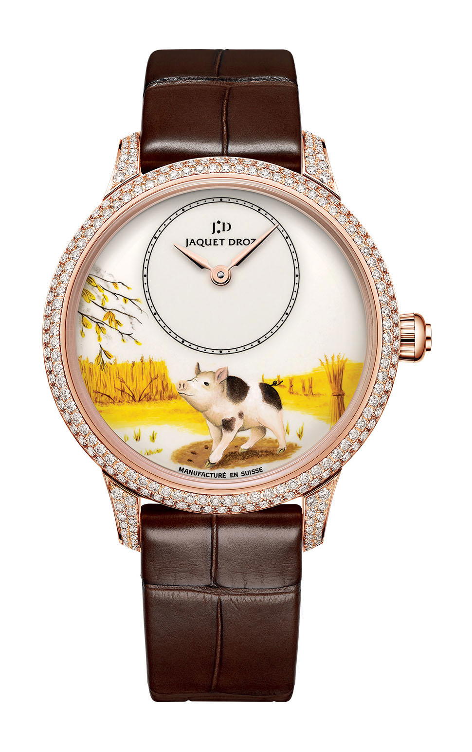 Jaquet Droz Petite Heure Minute Pig