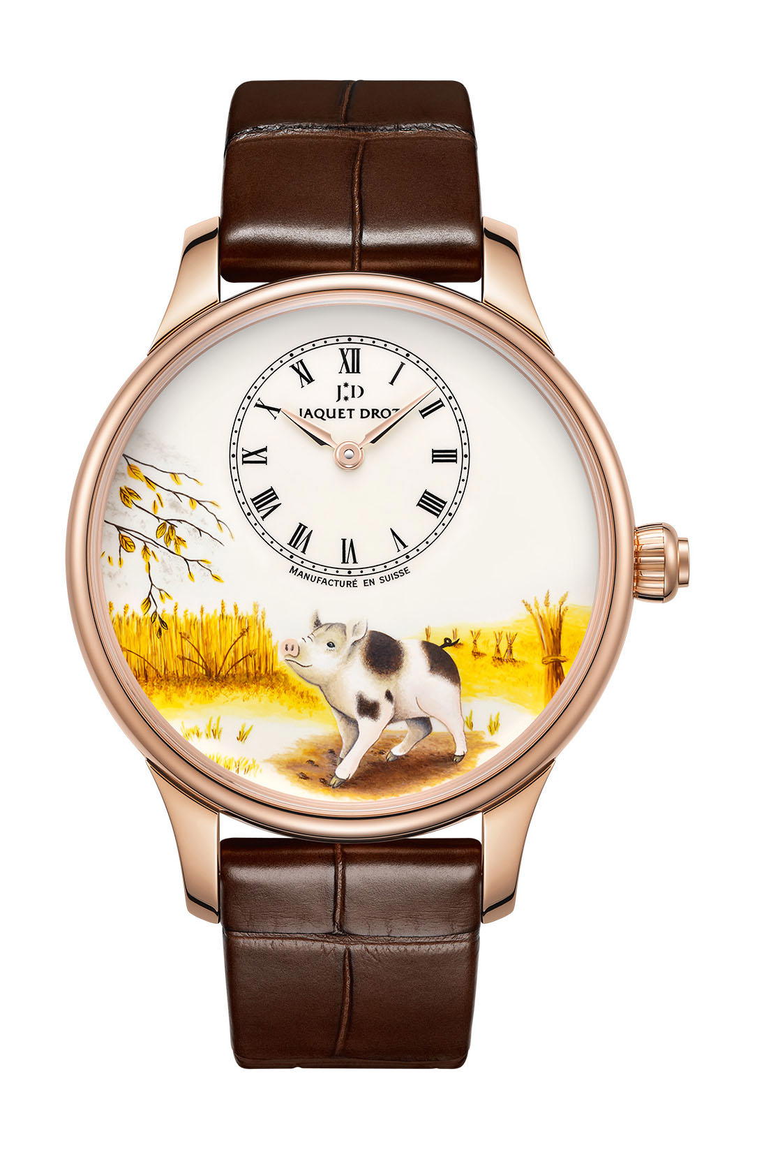 Jaquet Droz Petite Heure Minute Pig