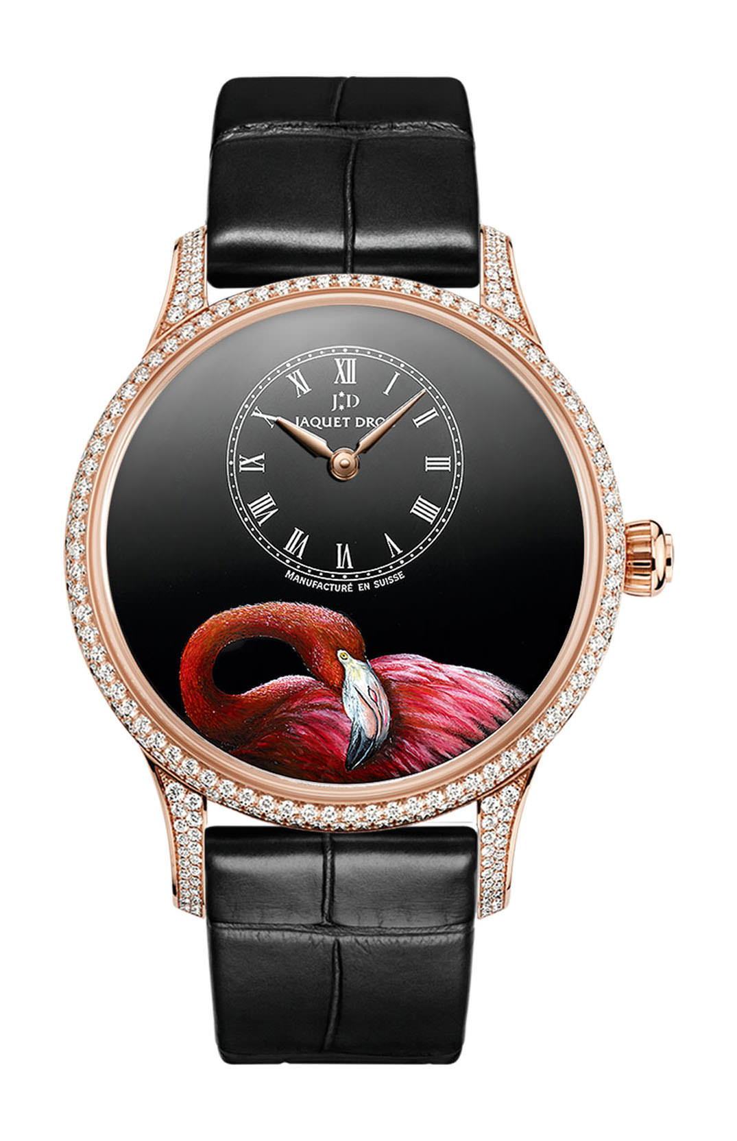 Jaquet Droz Petite Heure Minute Pink Flamingo