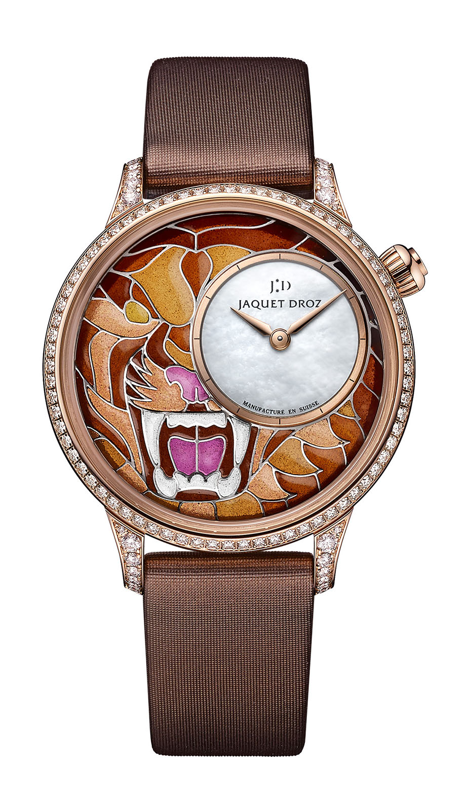 Jaquet Droz Petite Heure Minute Smalta Clara Tiger