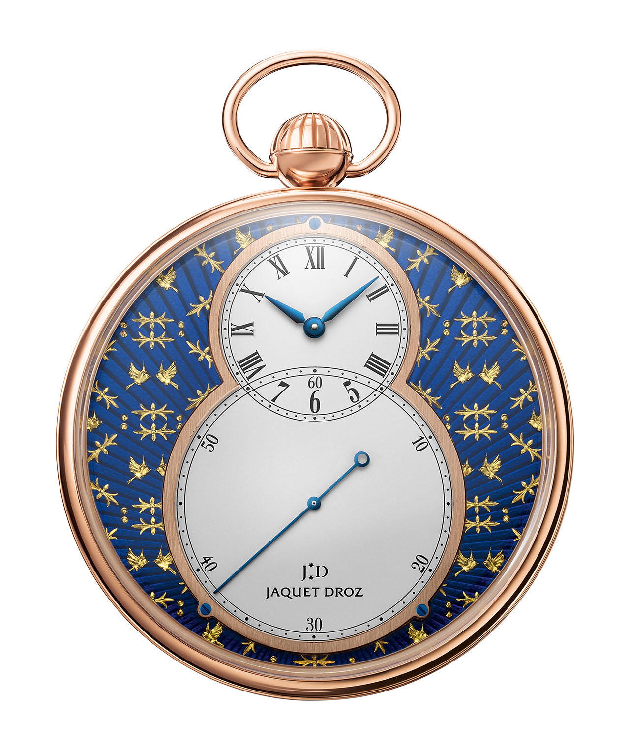 Jaquet Droz Pocket Watch Paillonnee