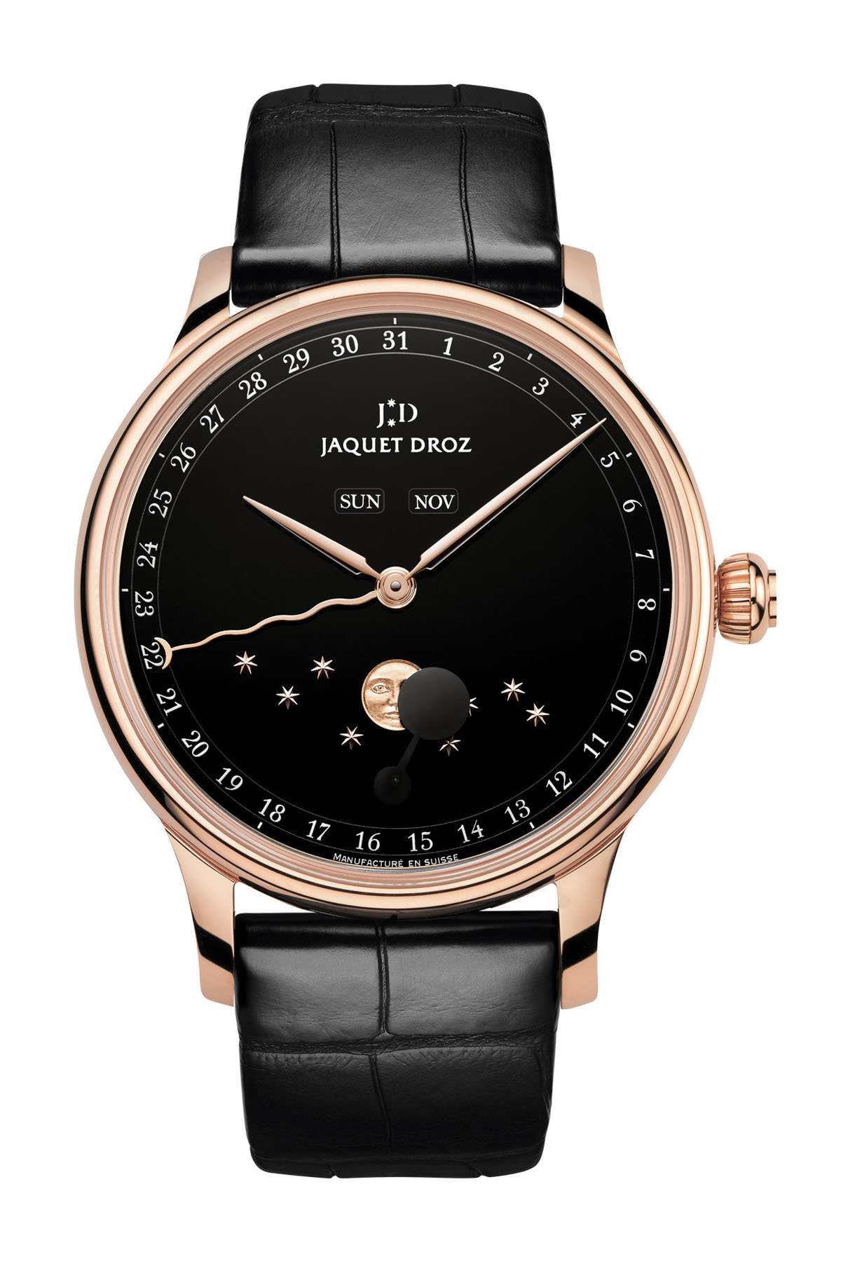 Jaquet Droz The Eclipse Black Enamel
