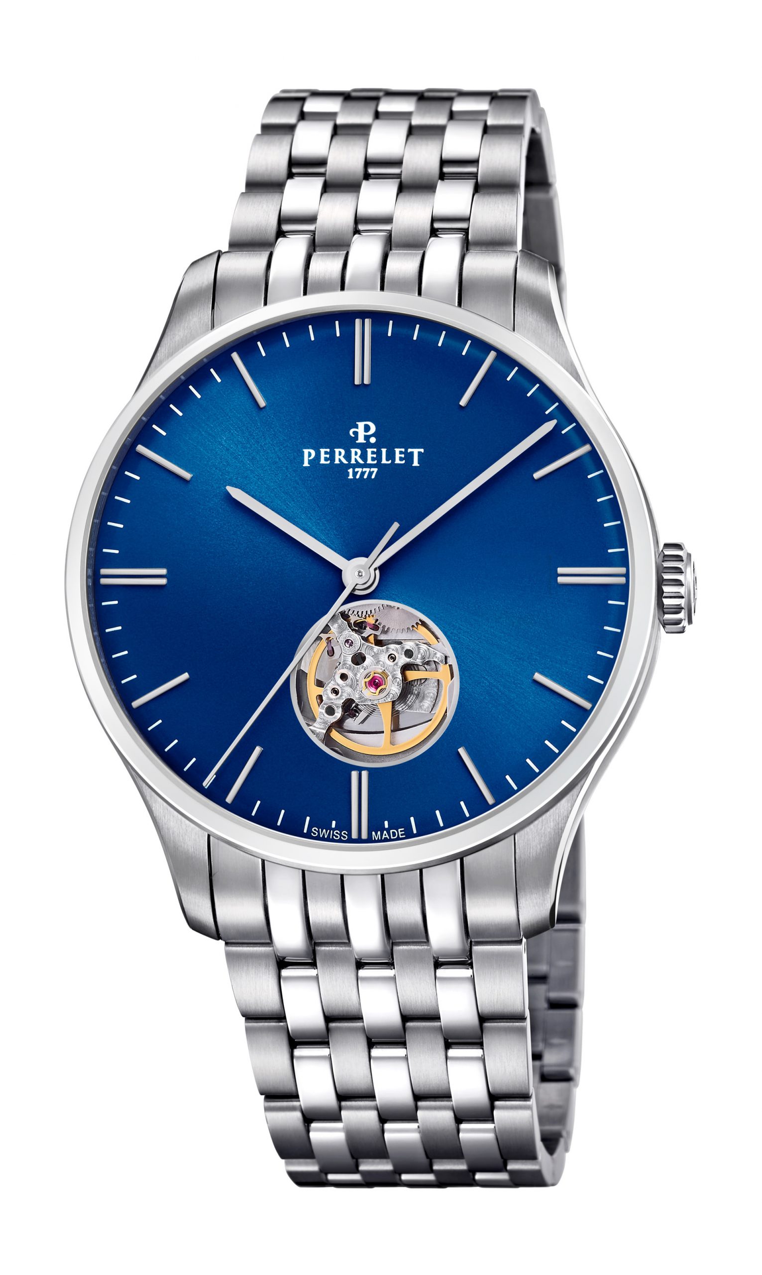 Perrelet Weekend Open Heart Blue
