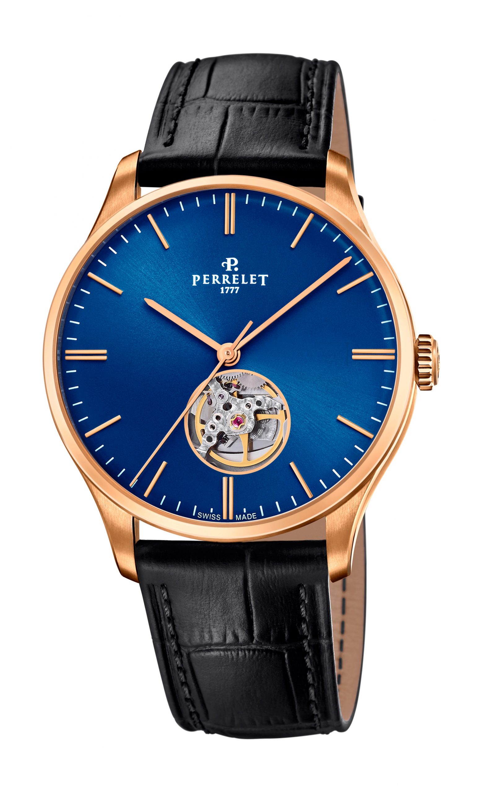 Perrelet Weekend Open Heart Blue