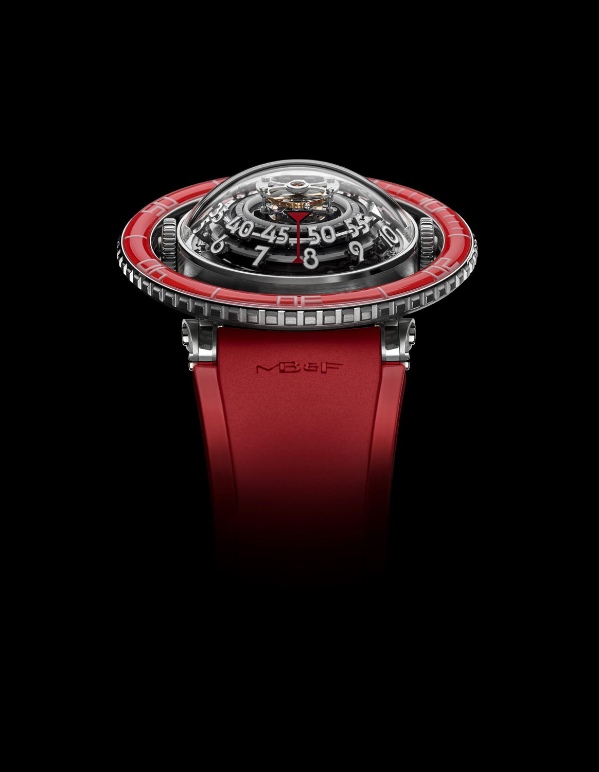 MB&F HM7 Aquapod Platinum Red