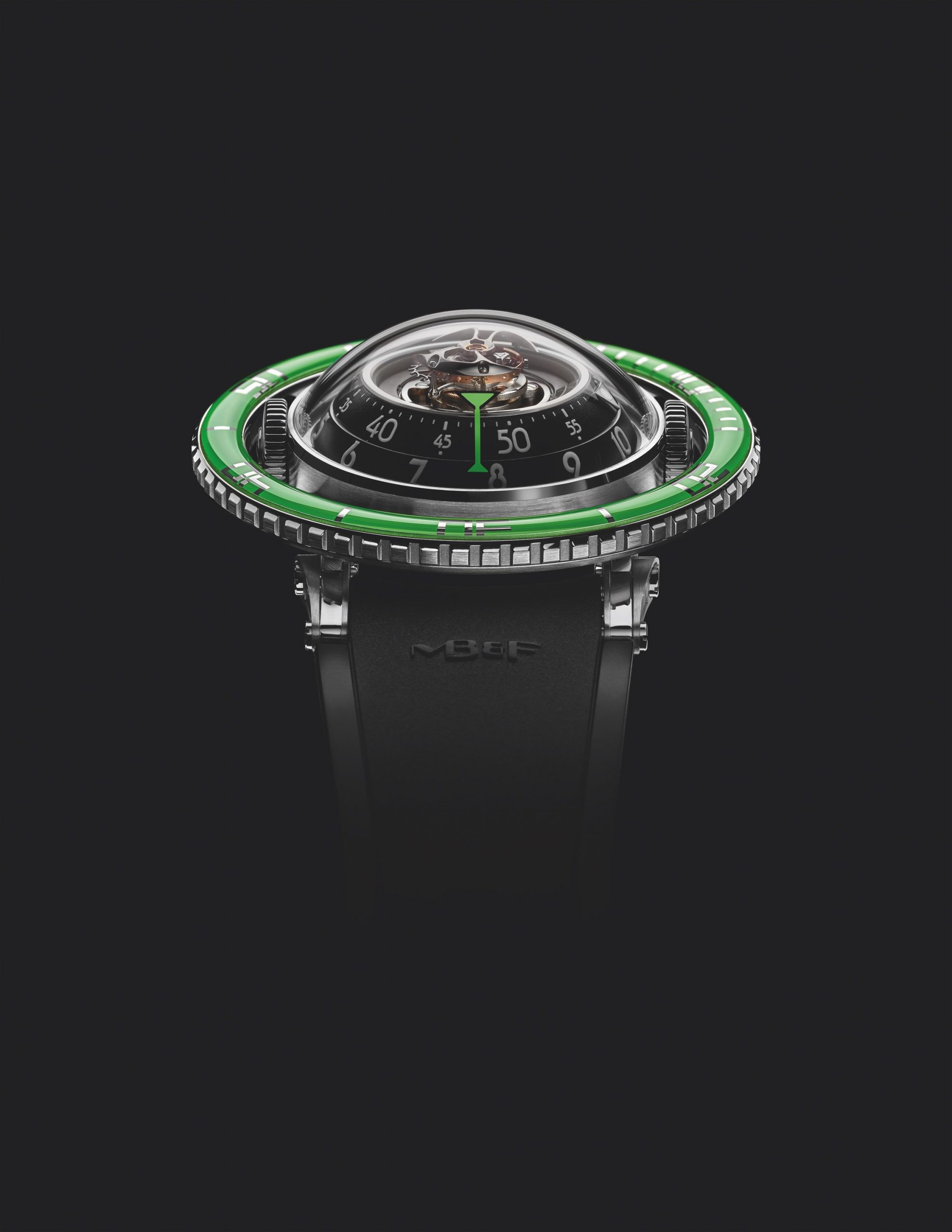MB&F HM7 Aquapod Titanium Green