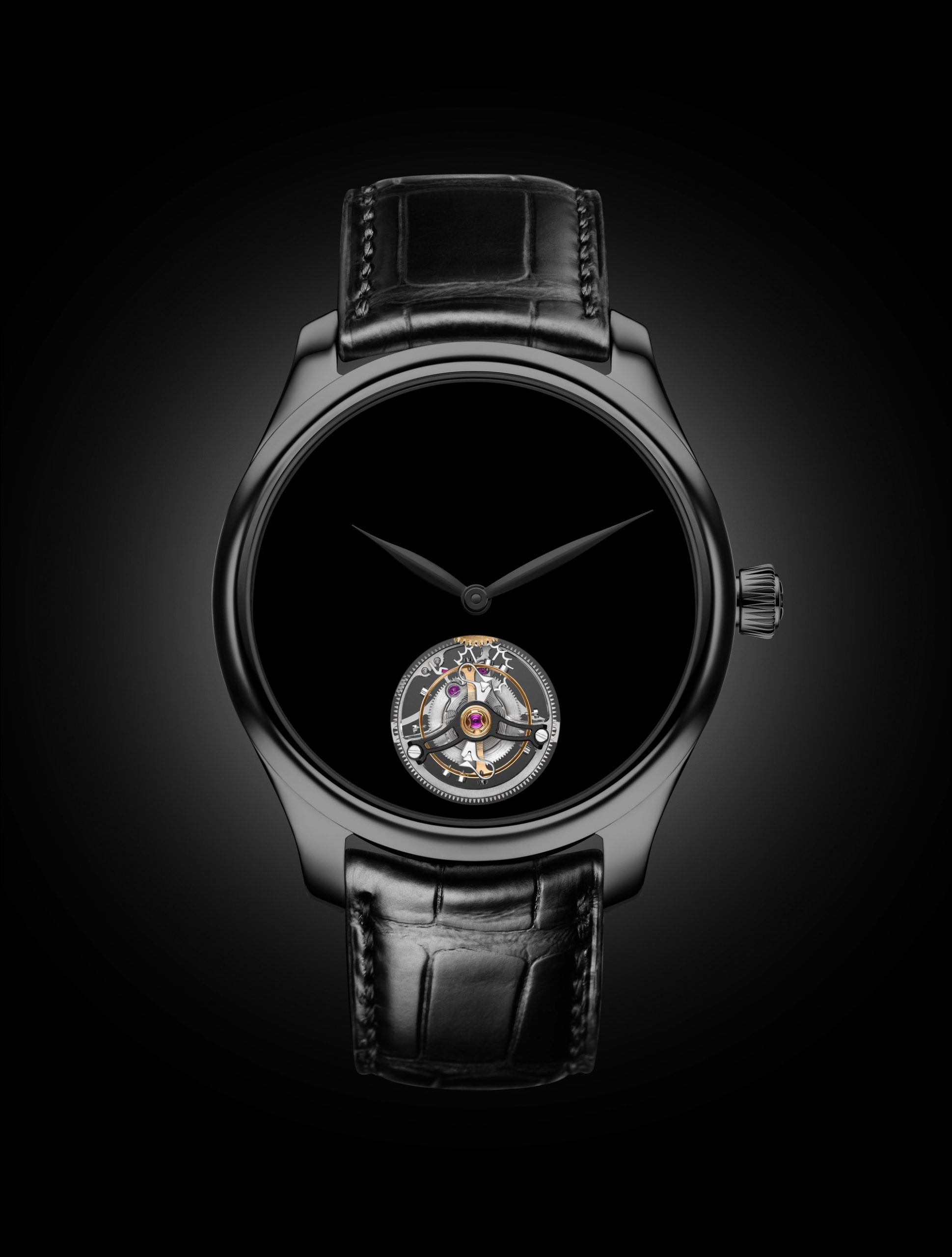 H. Moser &amp; Cie Endeavour Tourbillon Vantablack® Black Hands