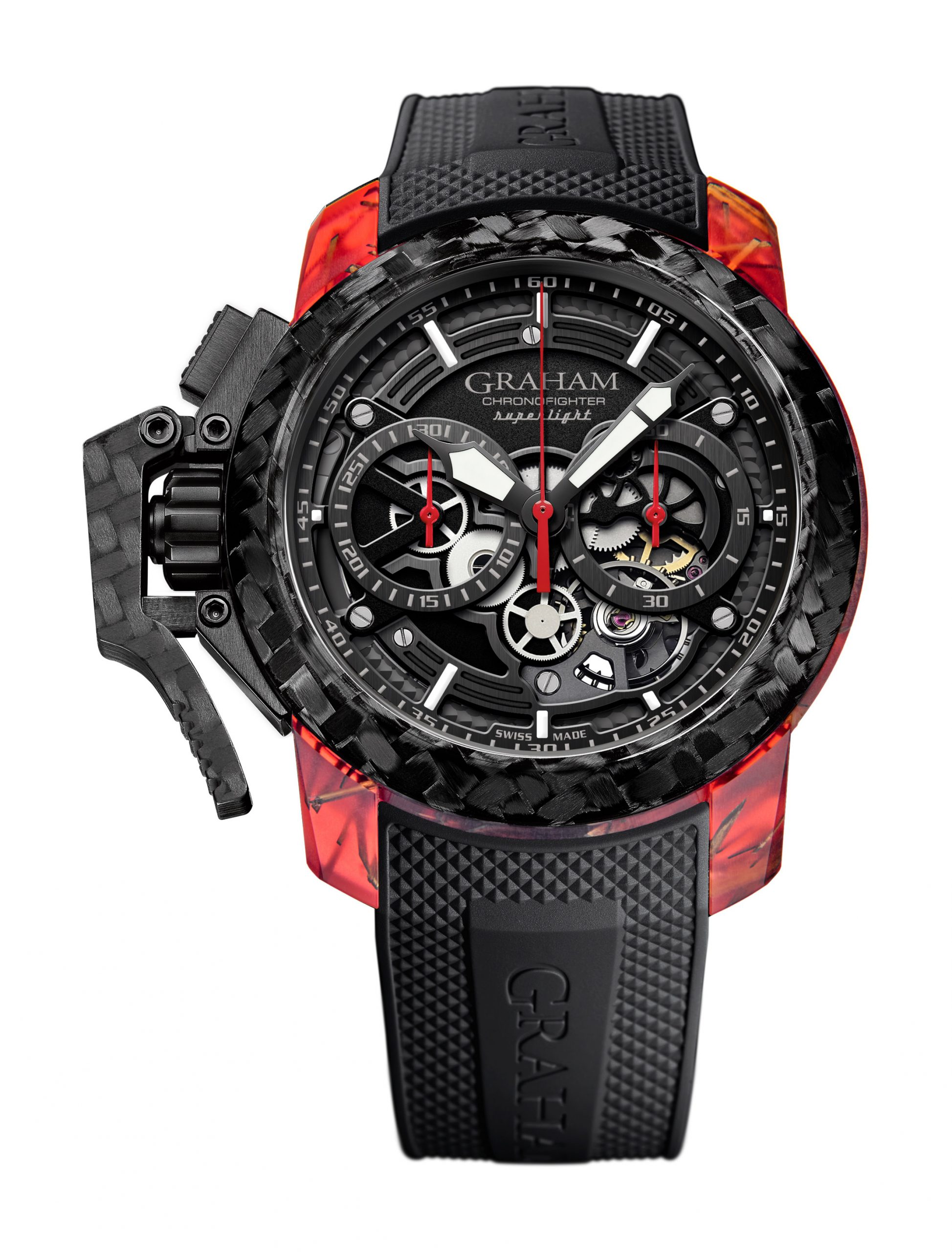 Graham Chronofighter Superlight Carbon Skeleton