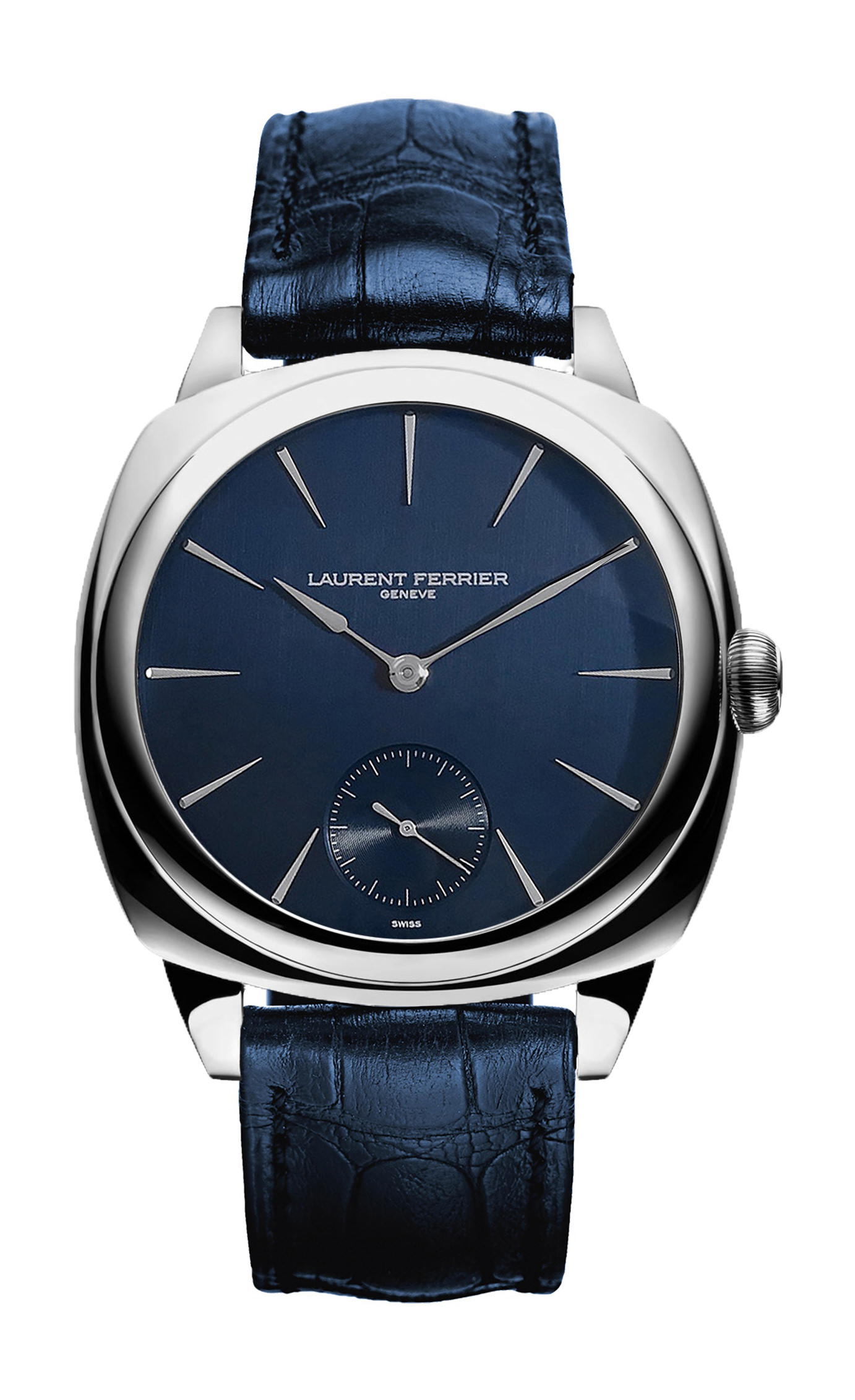 Laurent Ferrier Square Micro-Rotor Steel Blue