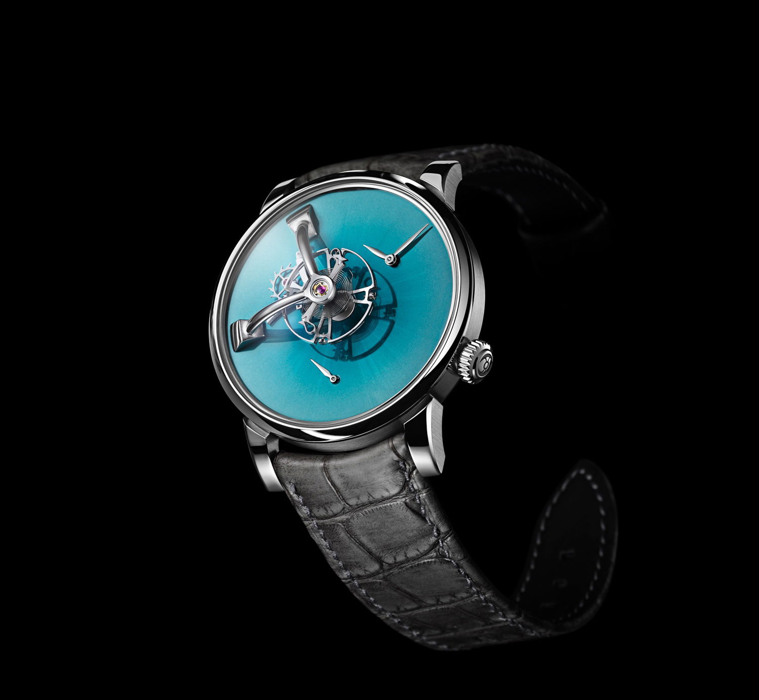 MB&amp;F LM101 MB&amp;F x H. Moser Aqua Blue