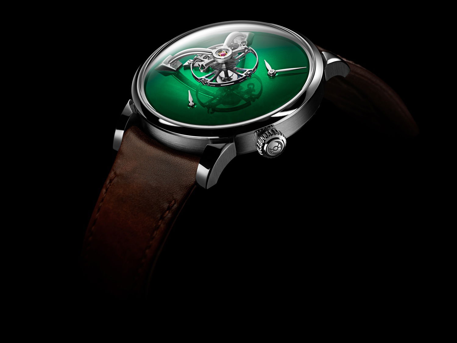 MB&amp;F LM101 MB&amp;F x H. Moser Cosmic Green