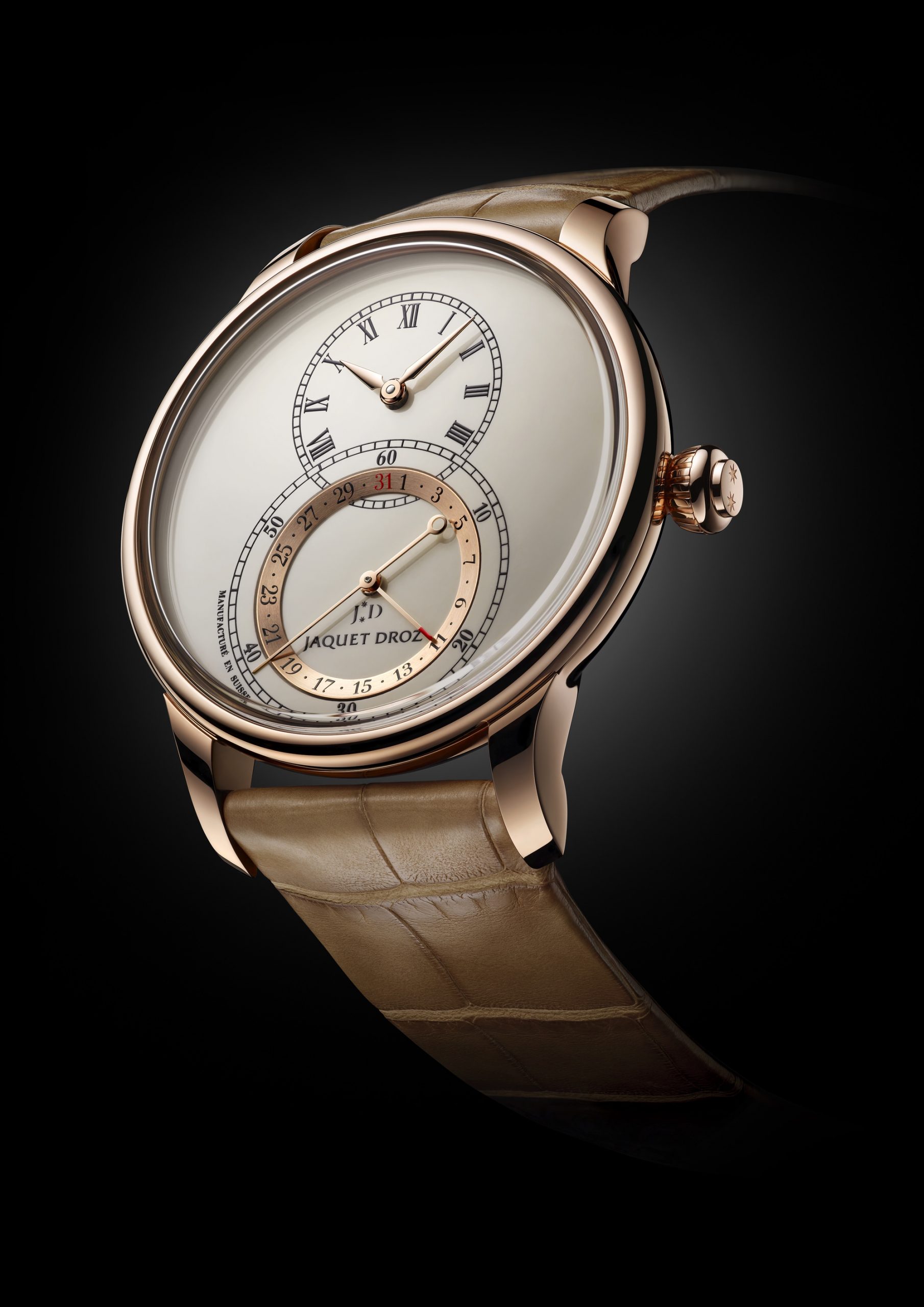 Jaquet Droz Grande Seconde Quantieme Ivory Enamel