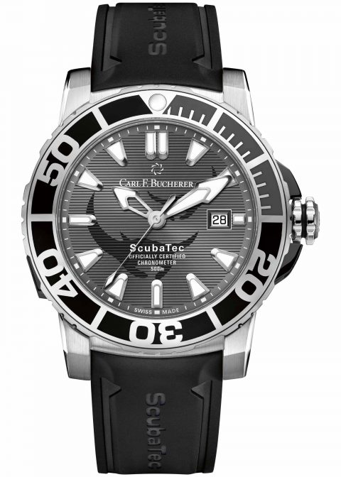 Carl F. Bucherer Patravi Scuba-tec Black Manta Special Edition, watch brands saving the ocean