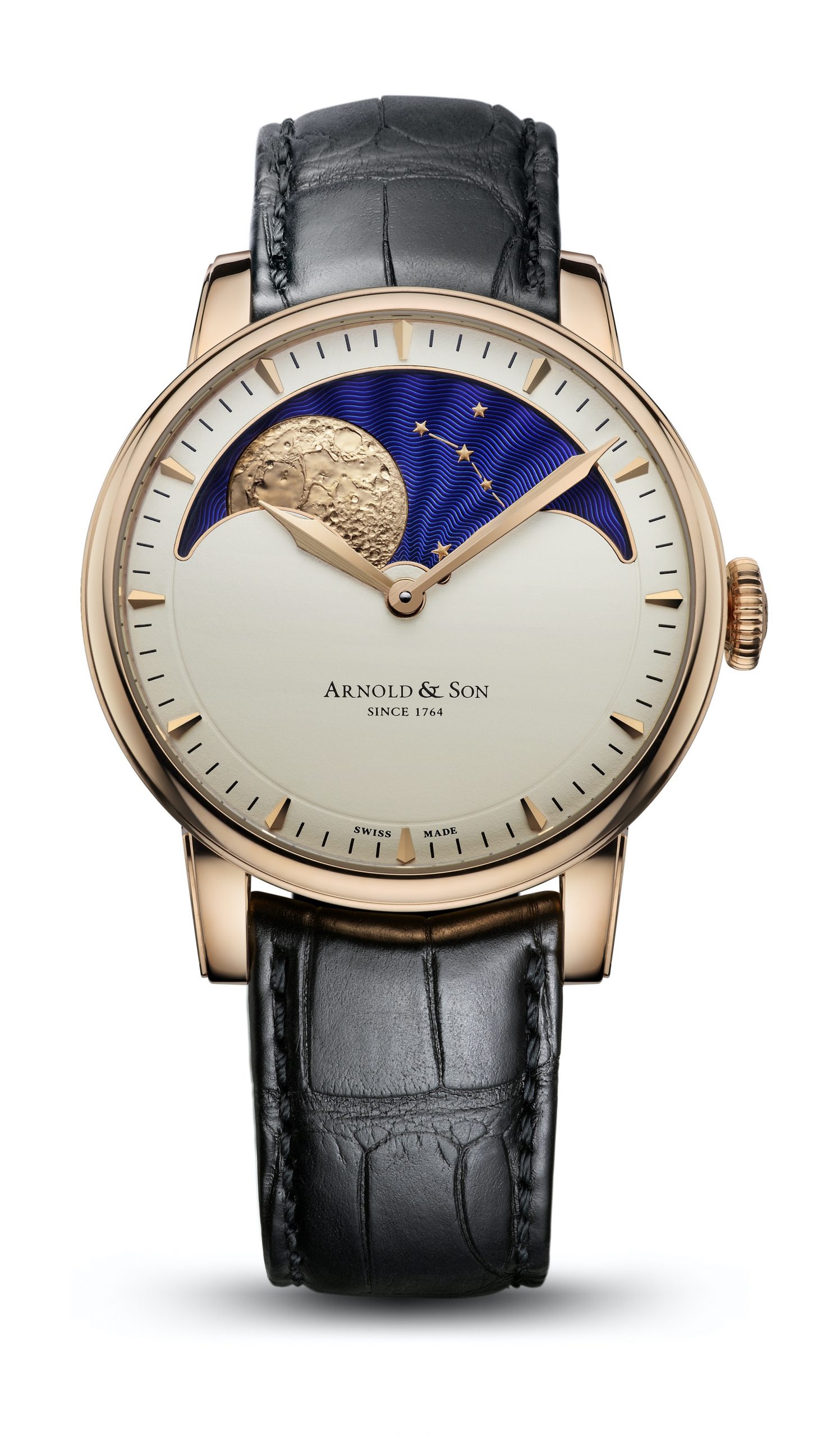 Arnold & Son Perpetual Moon Gold Cream