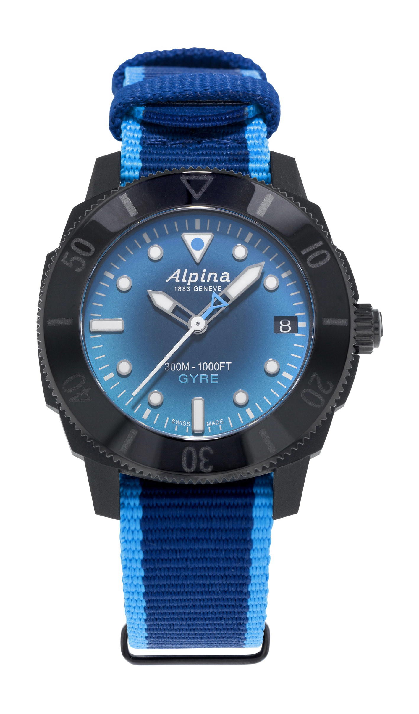 Alpina Seastrong Diver Comtesse Gyre Automatic Smoked Blue