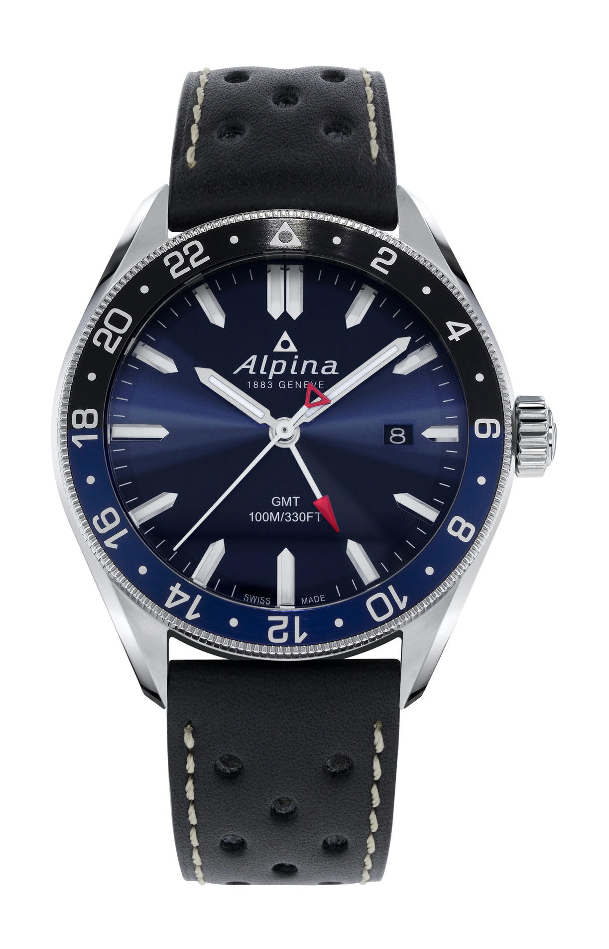 Alpina Alpiner Quartz GMT Navy Blue