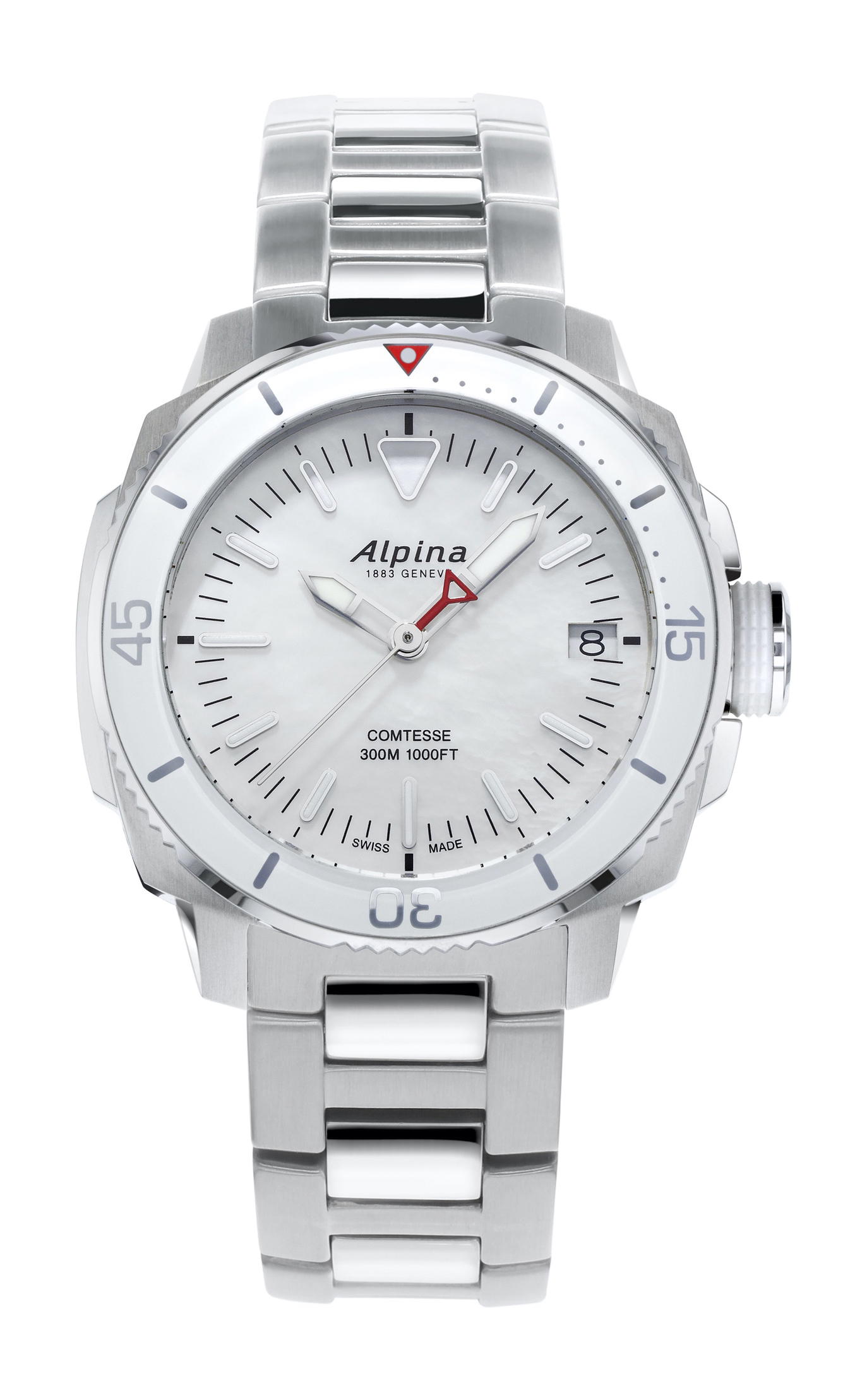Alpina Seastrong Diver Comtesse Quartz