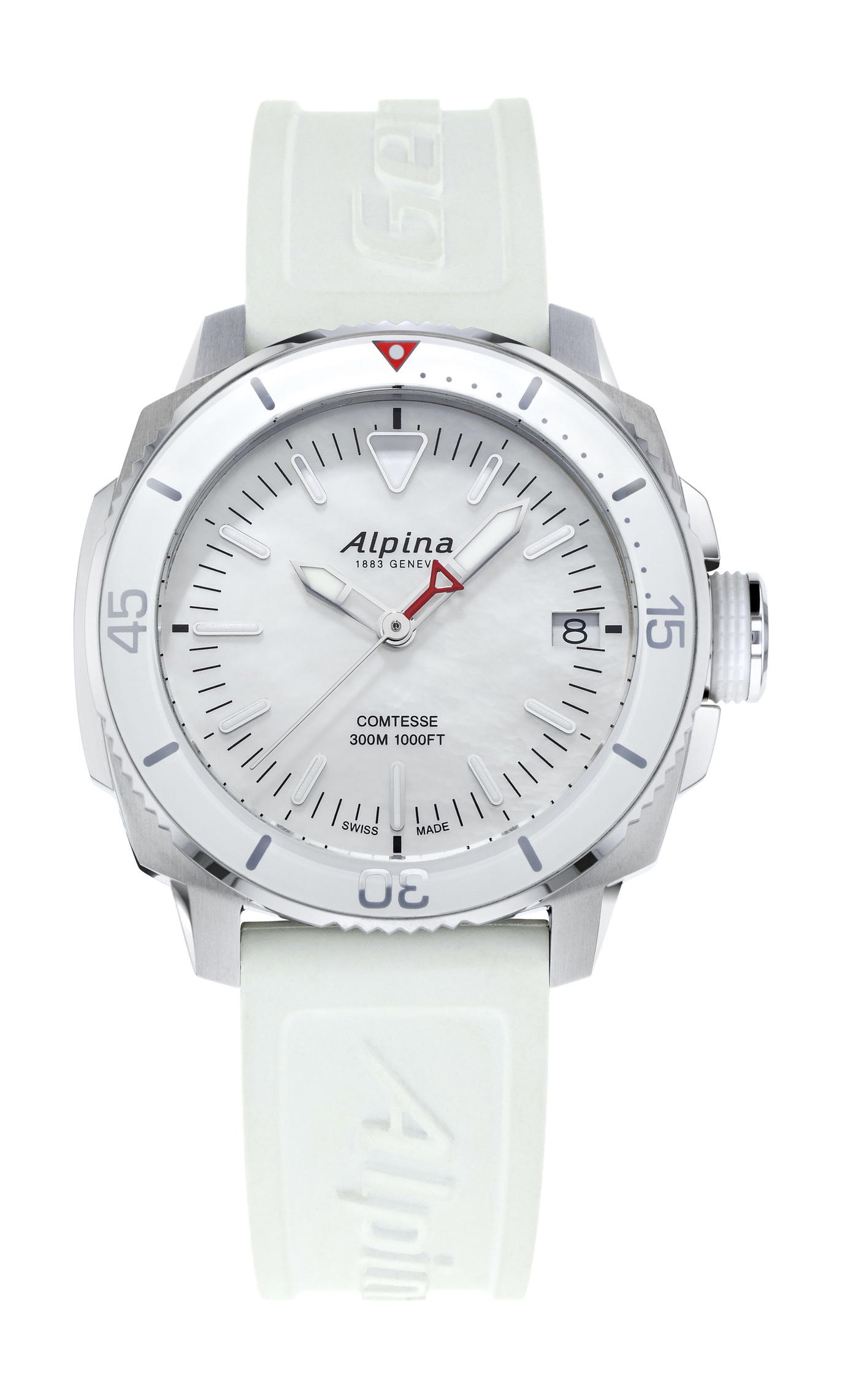 Alpina Seastrong Diver Comtesse Quartz