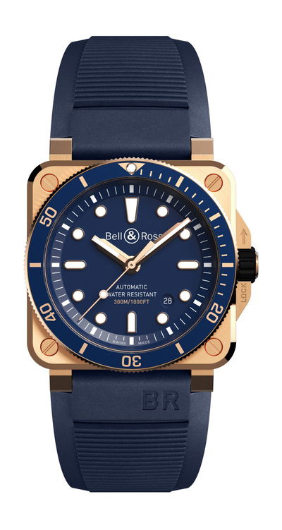 Bell &amp; Ross BR 03-92 Diver Blue Bronze