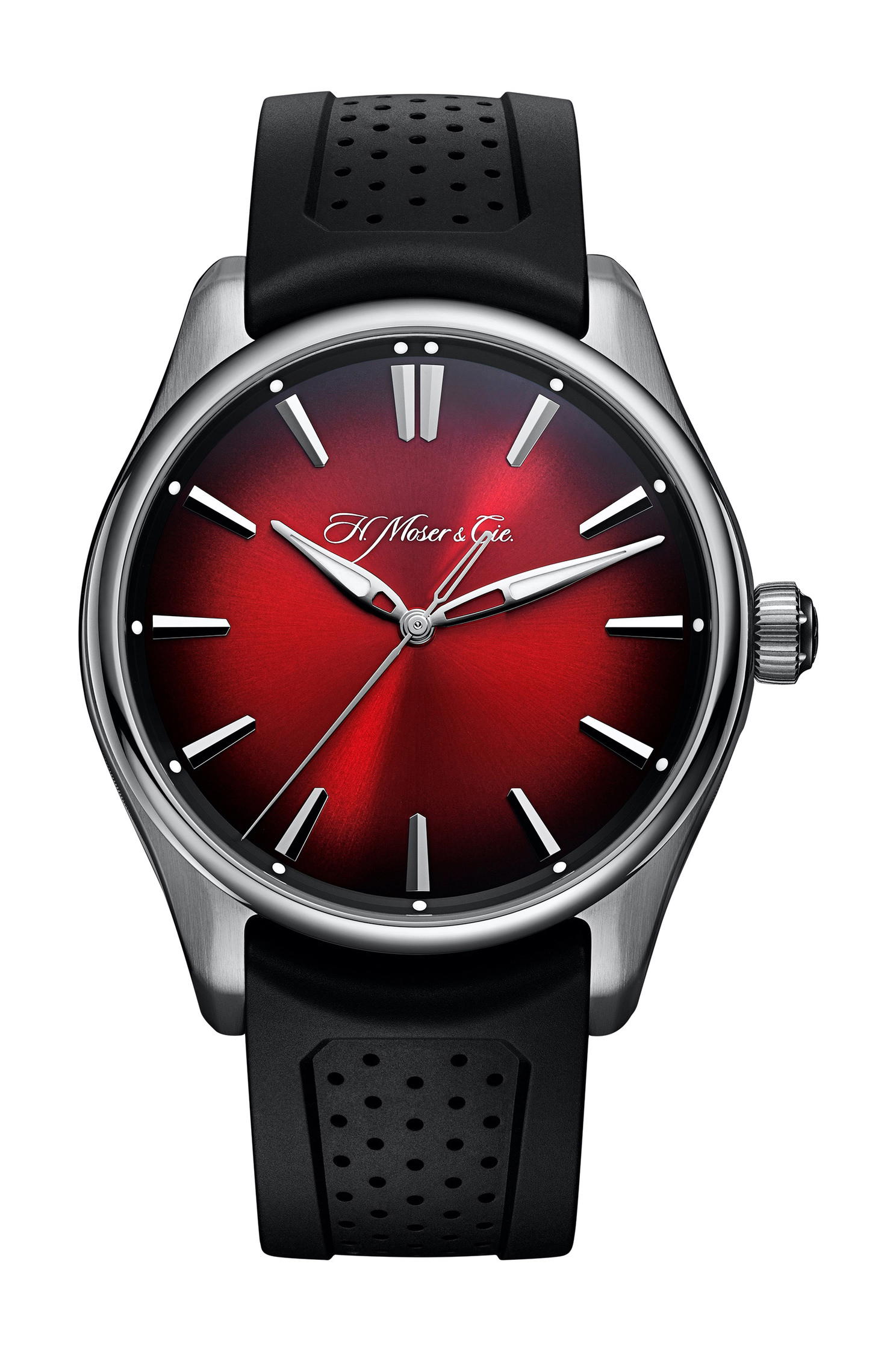 H. Moser & Cie Pioneer Centre Seconds Swiss Mad Red